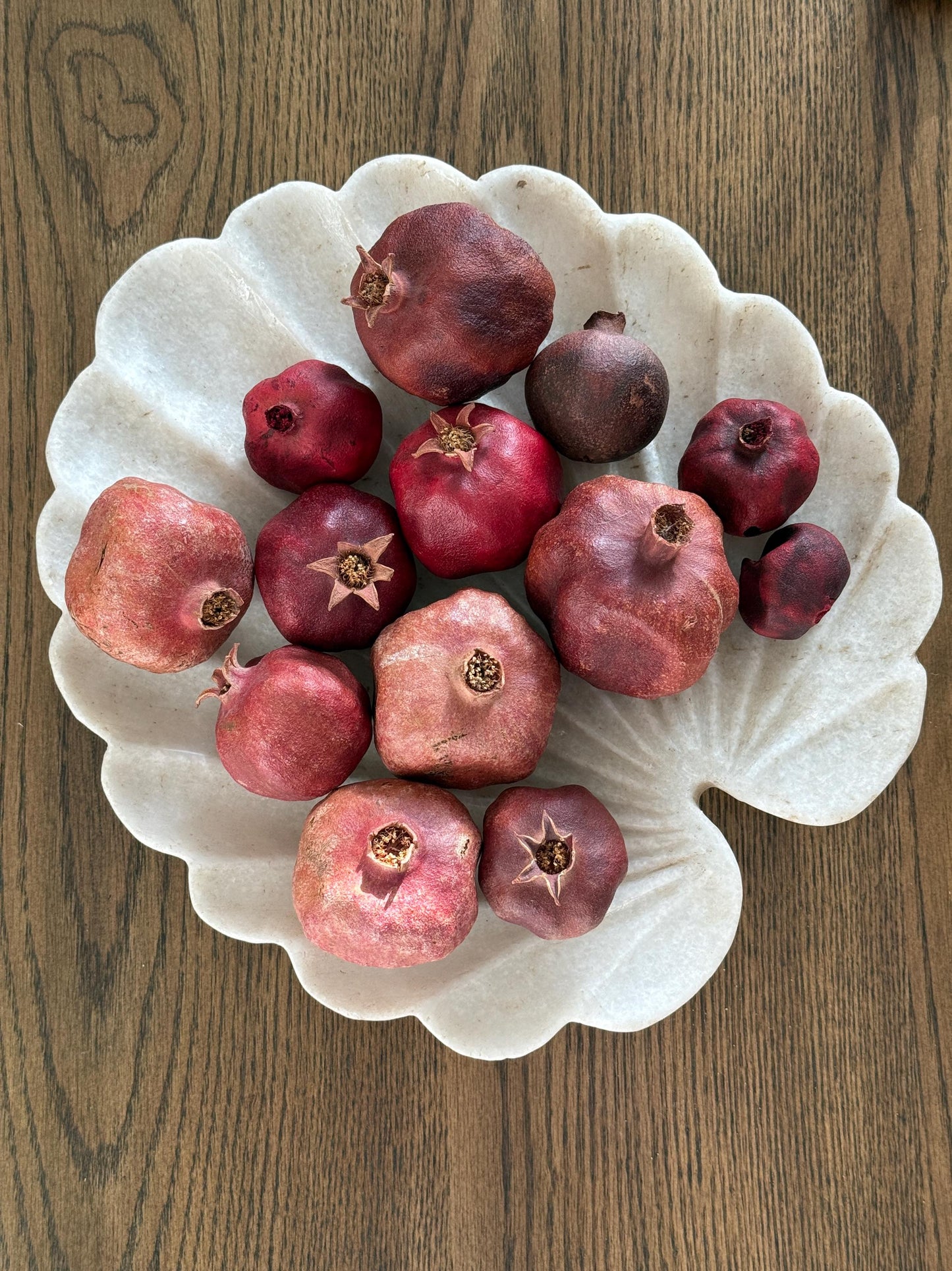 Large Marble Shell Bowl Platter