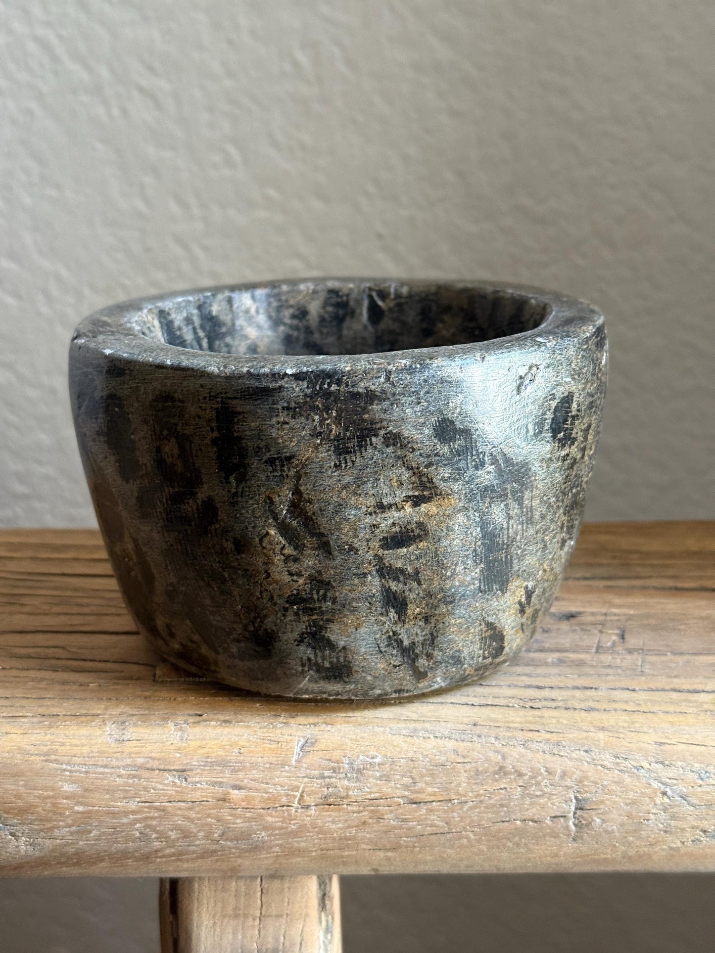 Vintage Stone Bowl / Stone Pickle Pot