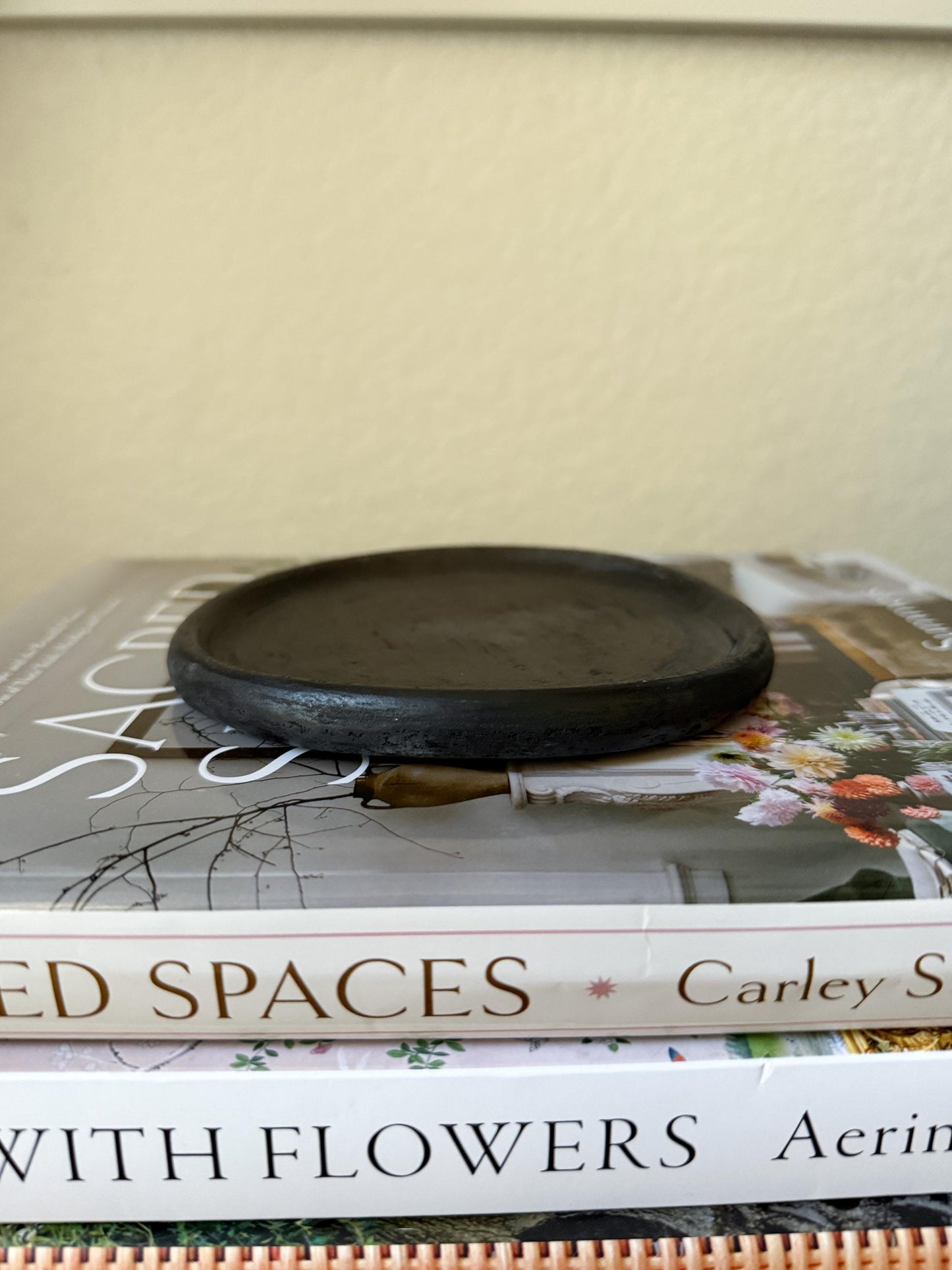 Handmade Oaxaca Black Clay Tray