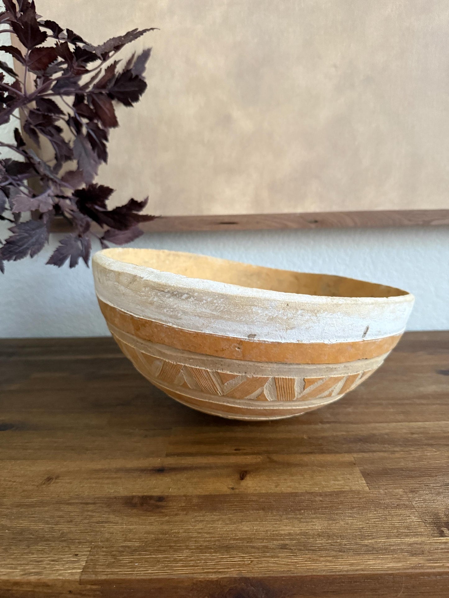African Calabash Gourd Bowl from Nigeria