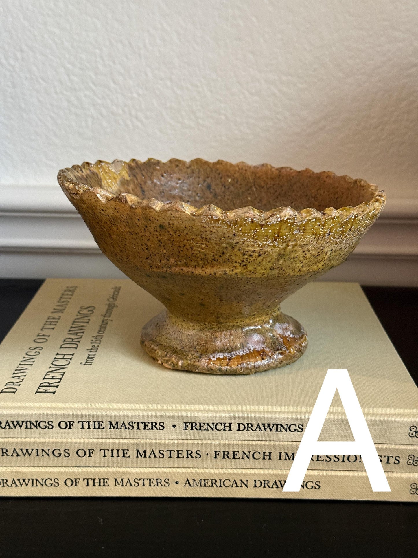 Moroccan Tamegroute Pedestal Bowl