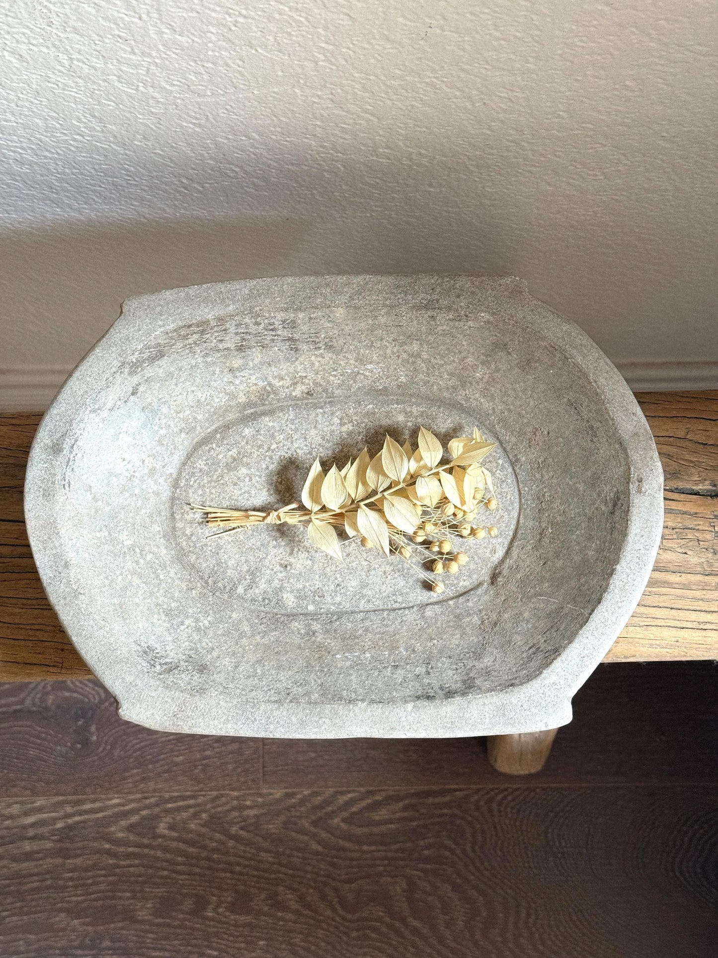 Large Vintage Stone Tray Kharal
