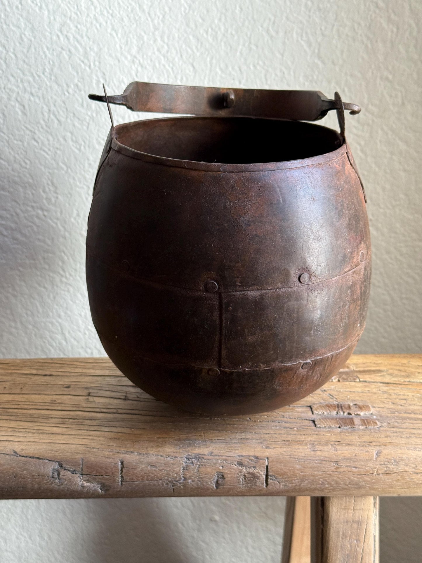 Vintage Iron Village Boiling Pot
