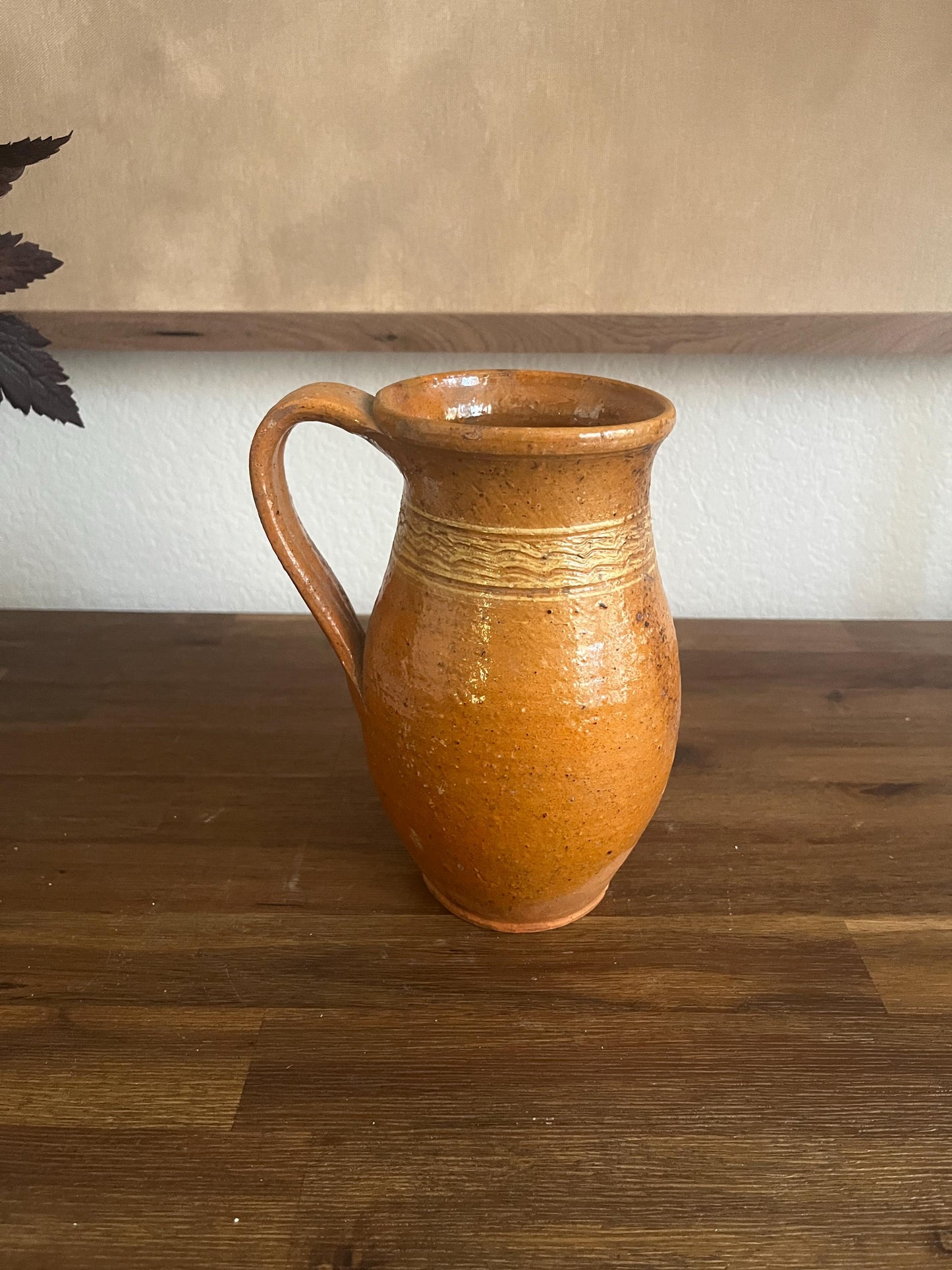 Small Vintage Turkish Olive Jar / Vase