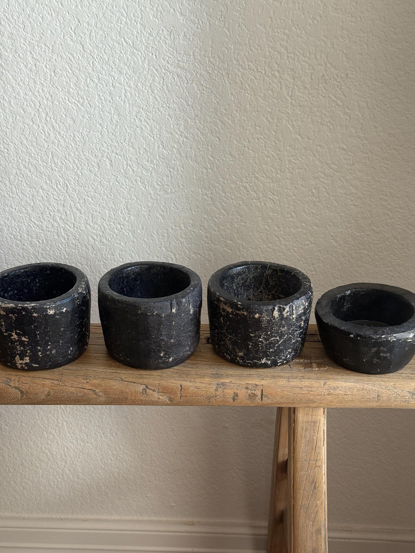 Vintage Stone Bowl / Stone Pickle Pot