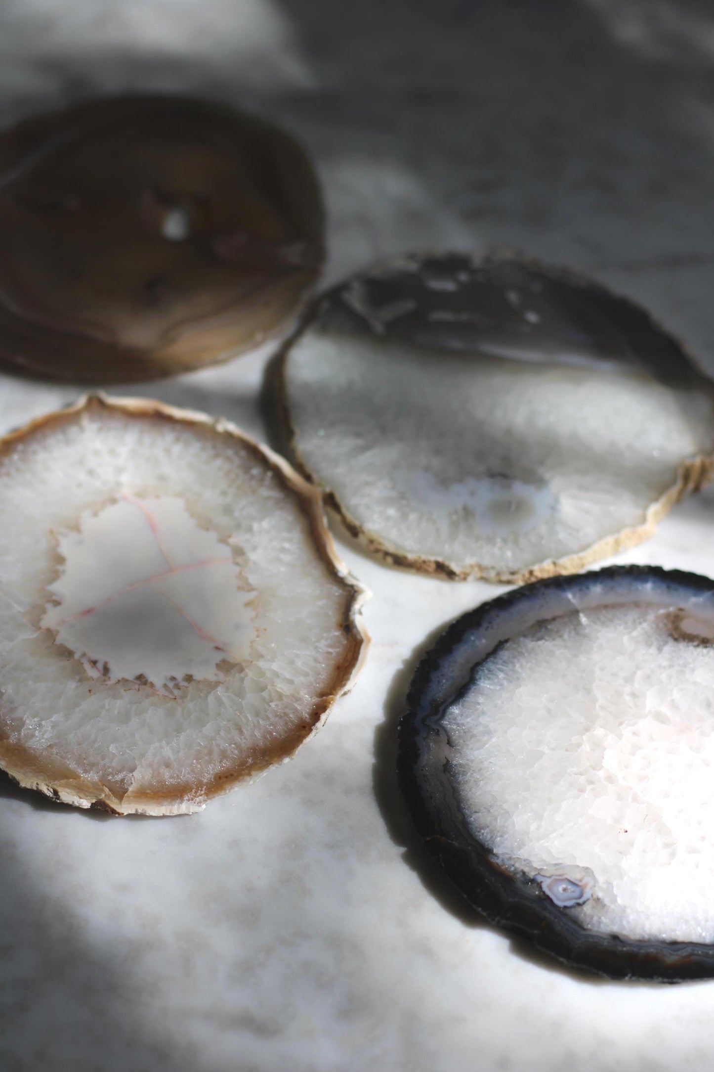 Natural Agate Slice Coaster
