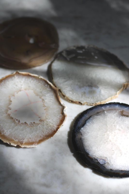 Natural Agate Slice Coaster