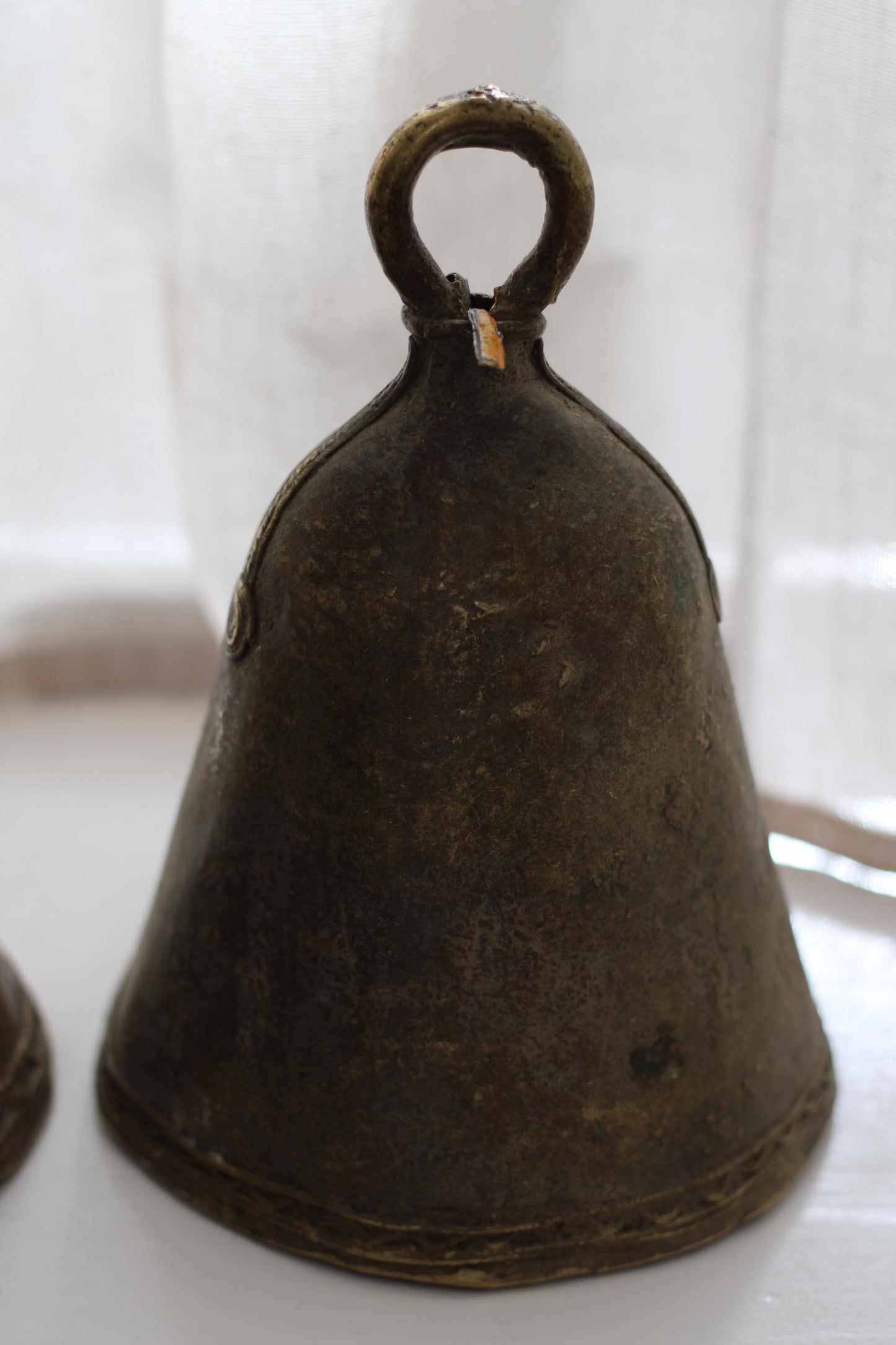 Vintage African Brass Bell Extra Large