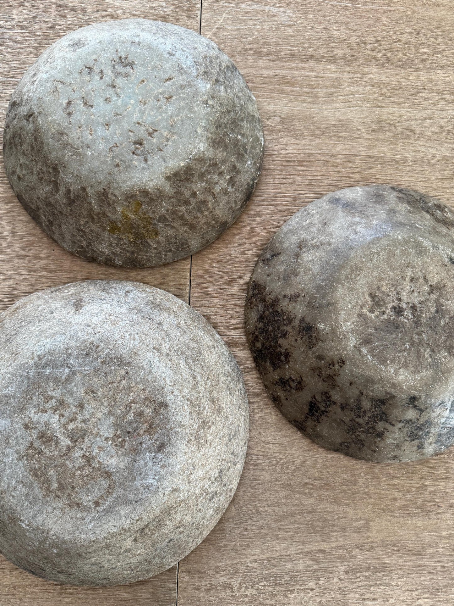 Large Vintage Raw Stone Bowl