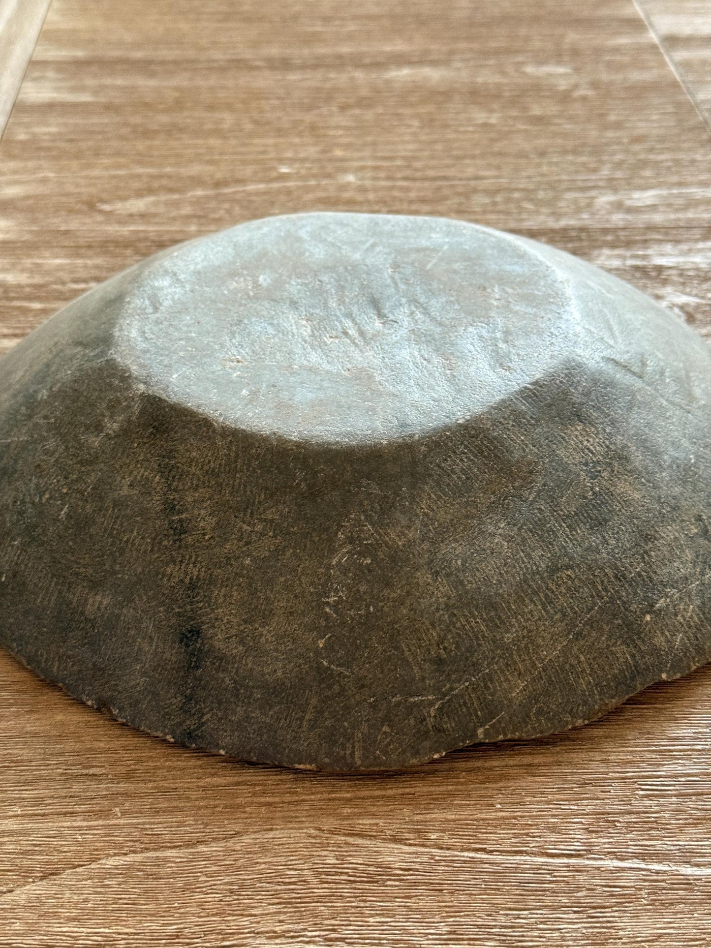 Large Vintage Raw Stone Bowl