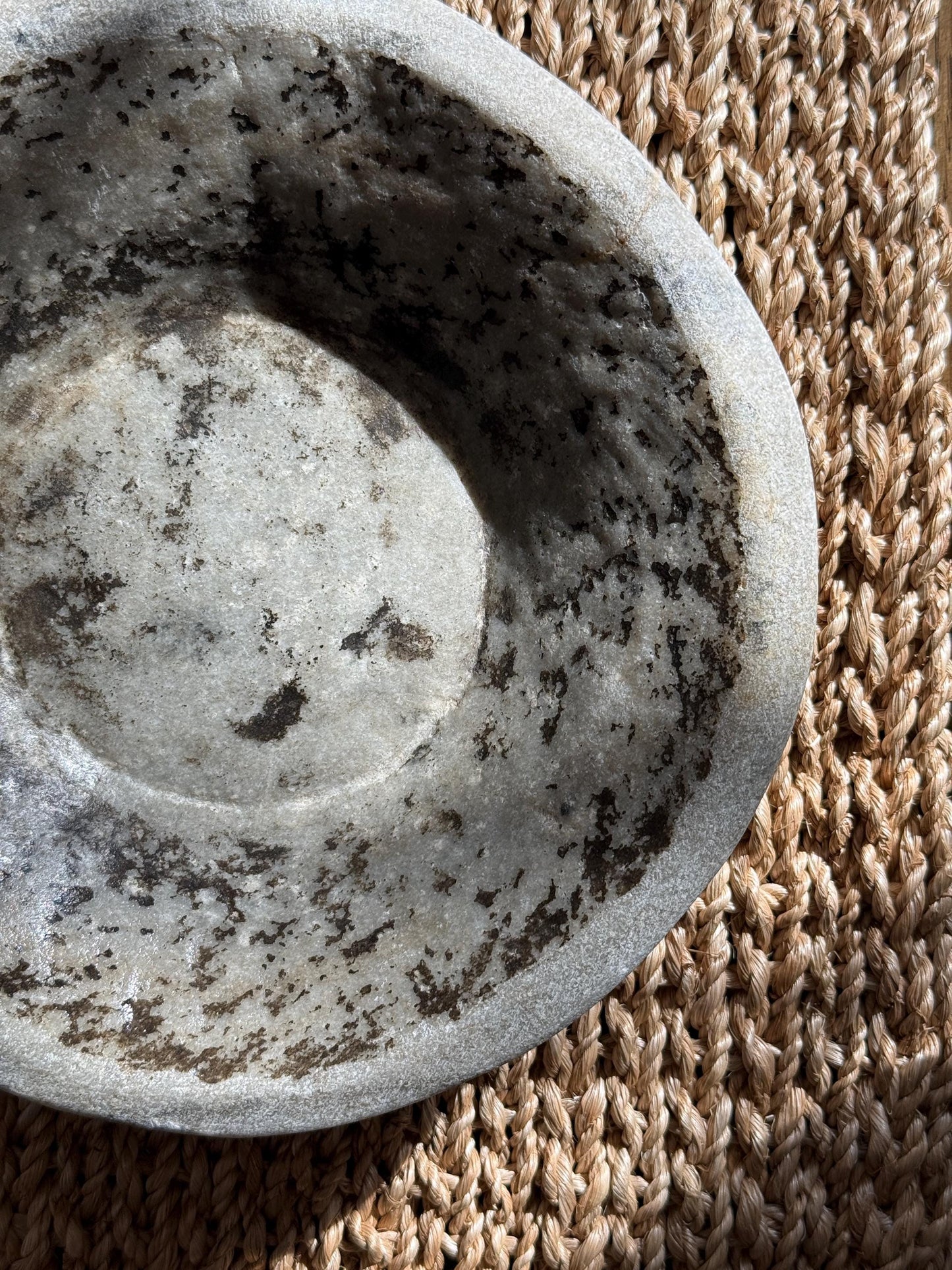 Vintage Raw Stone Bowl