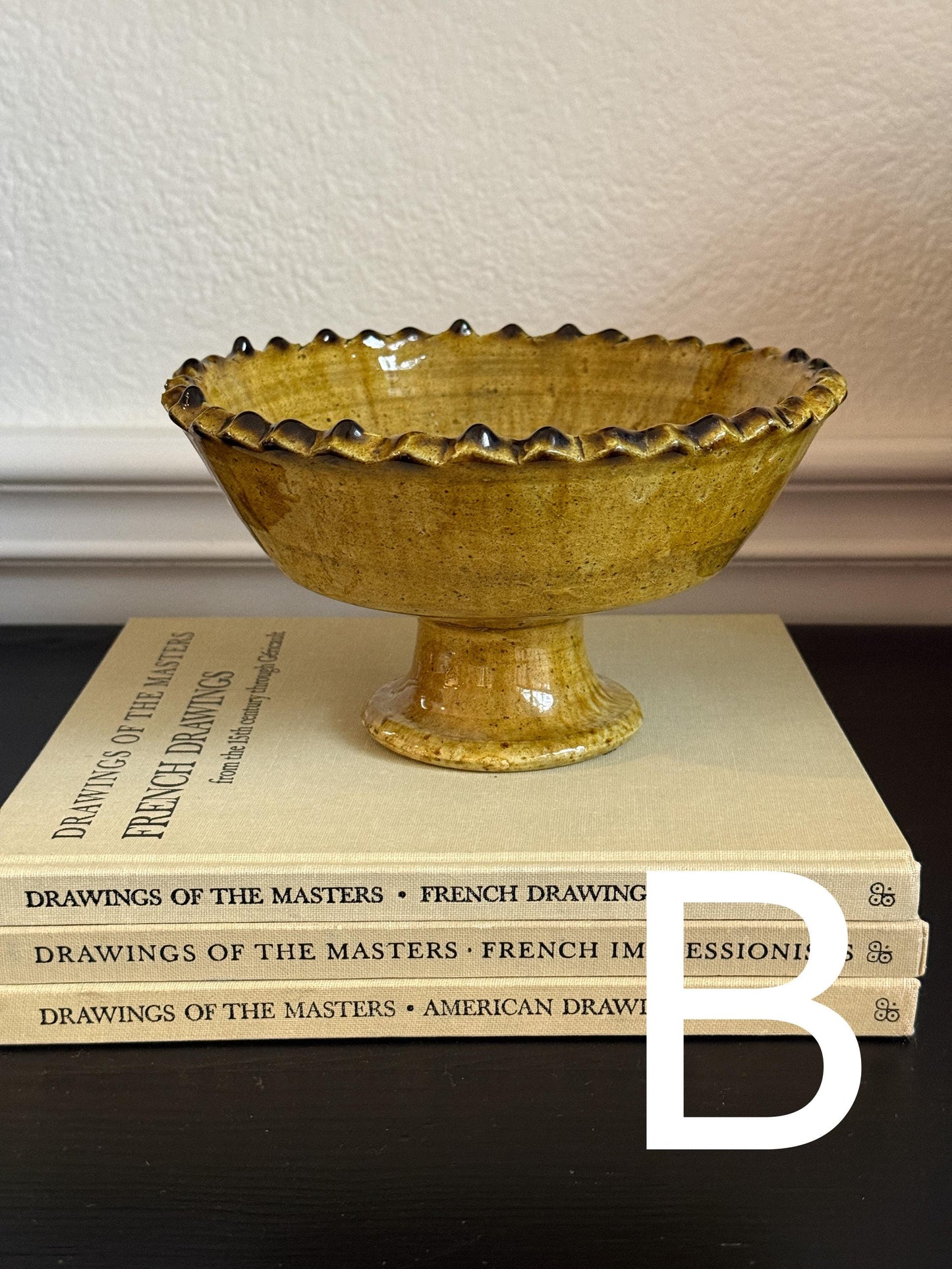 Moroccan Tamegroute Pedestal Bowl