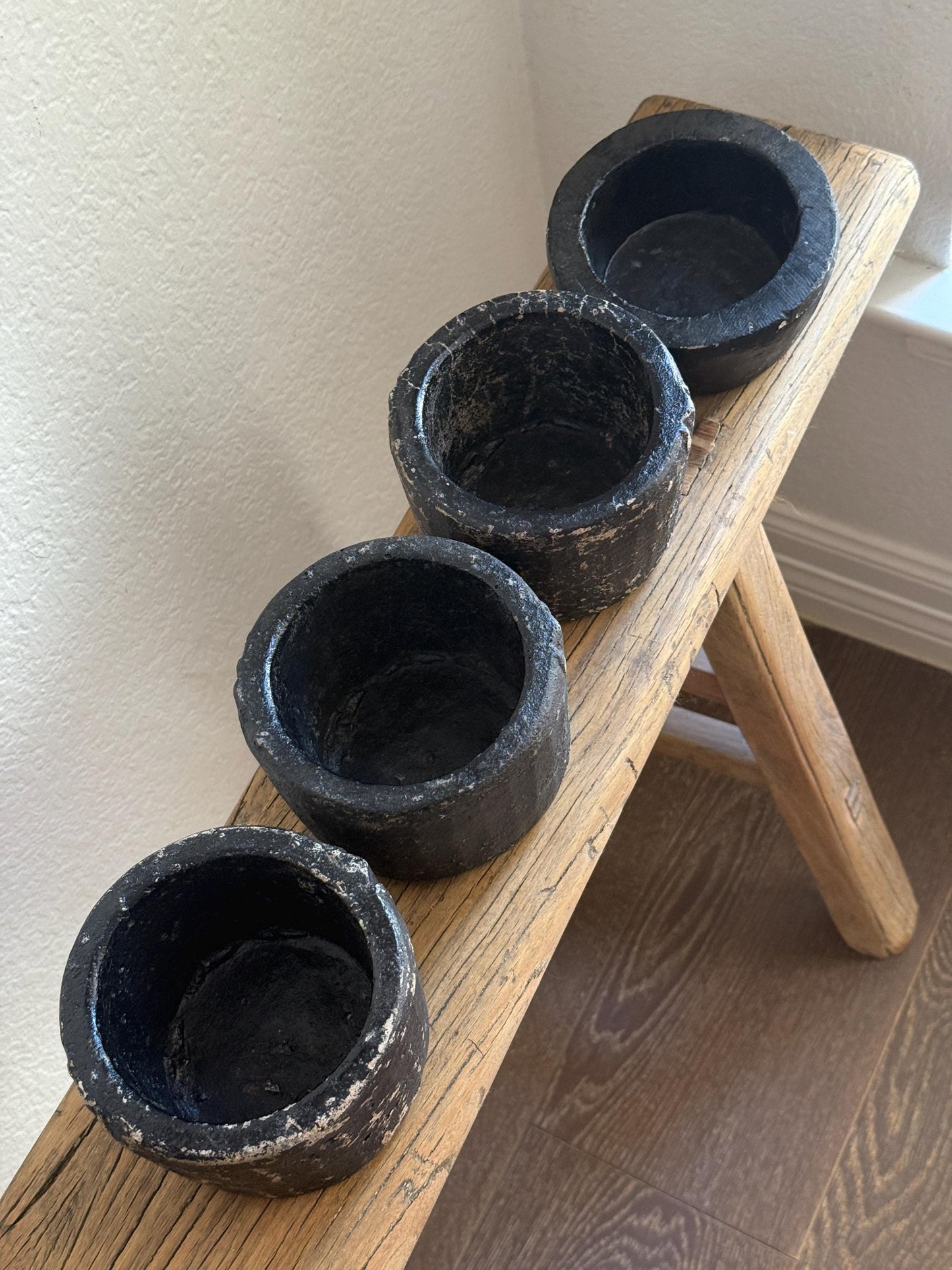 Vintage Stone Bowl / Stone Pickle Pot