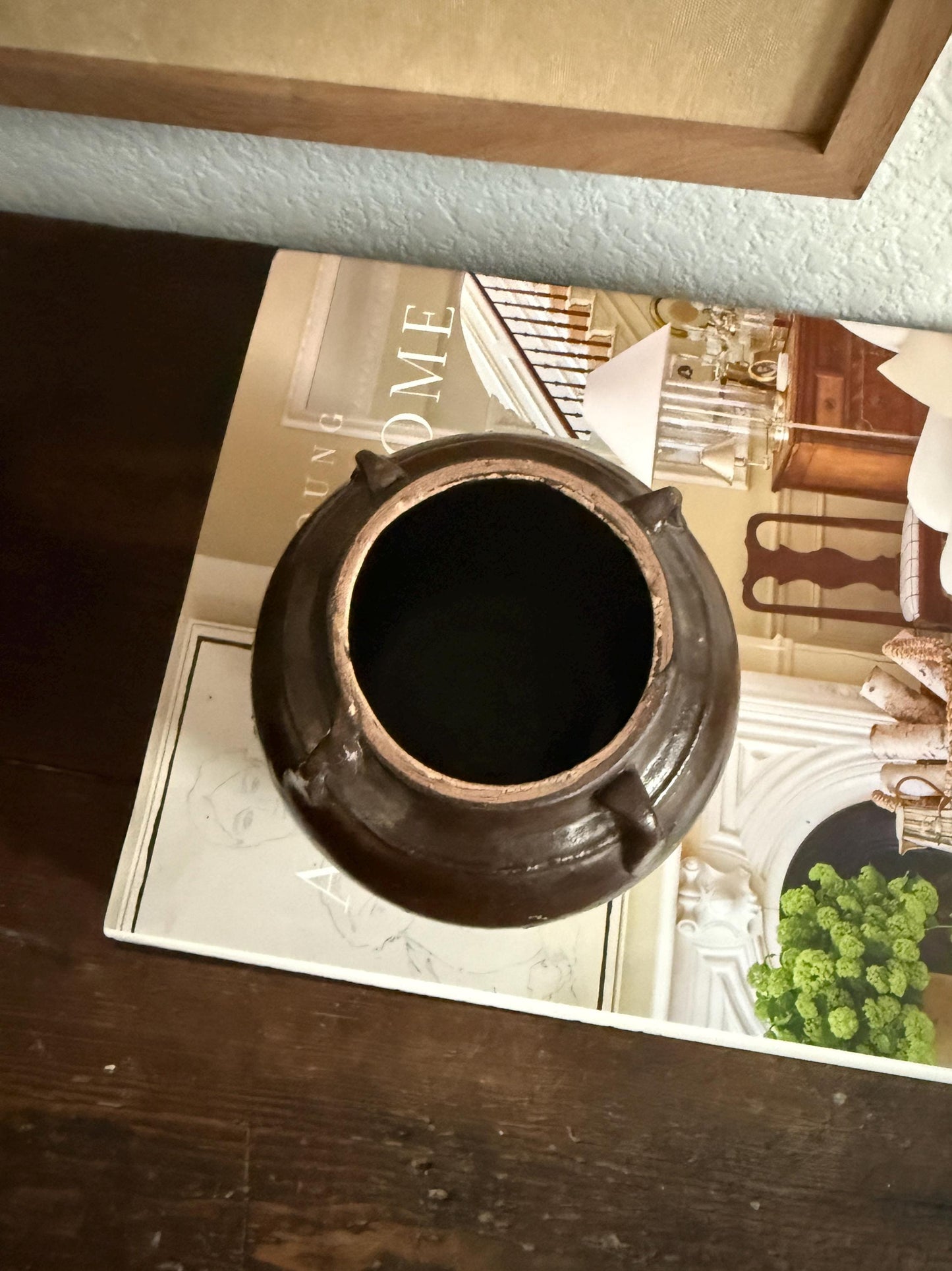 Antique Brown Chinese Pot Primitive Vessel