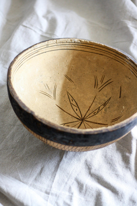 African Calabash Gourd Bowl from Nigeria