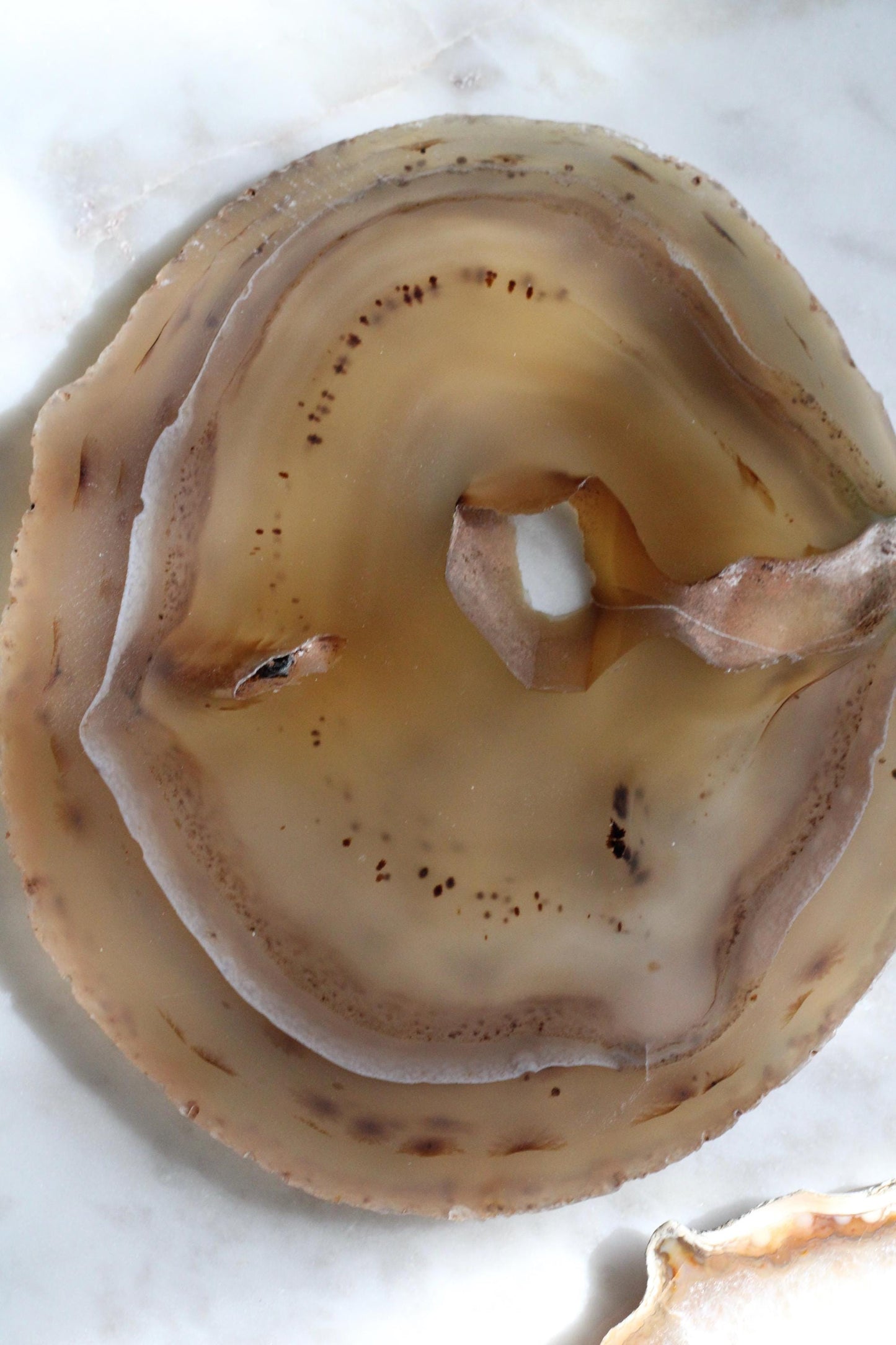 Natural Agate Slice Coaster