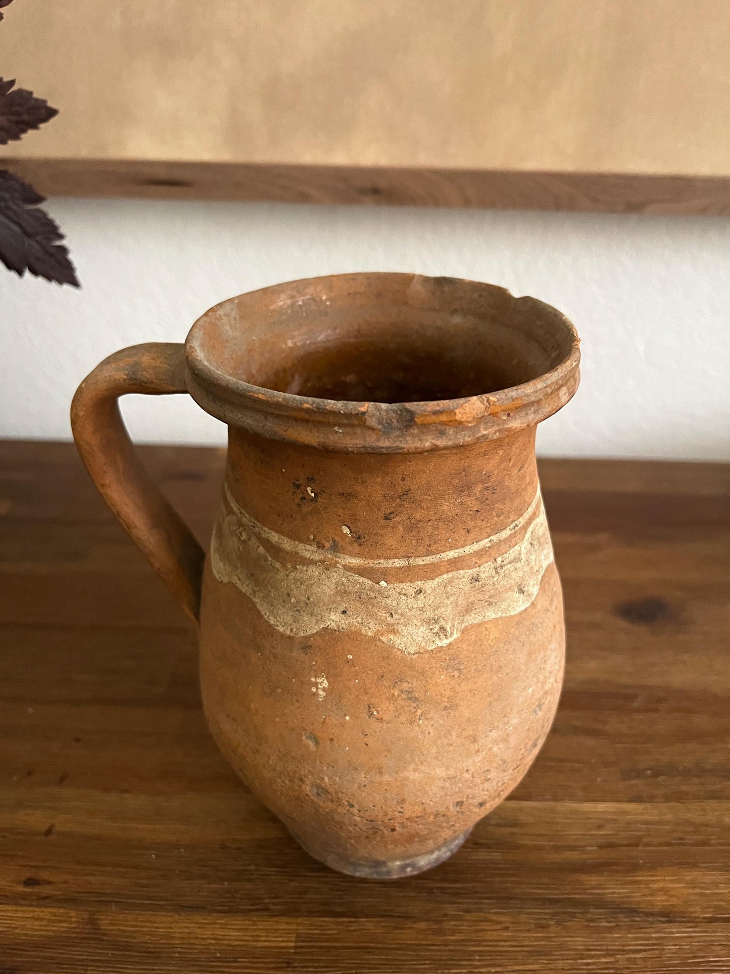 Small Vintage Turkish Olive Jar / Vase