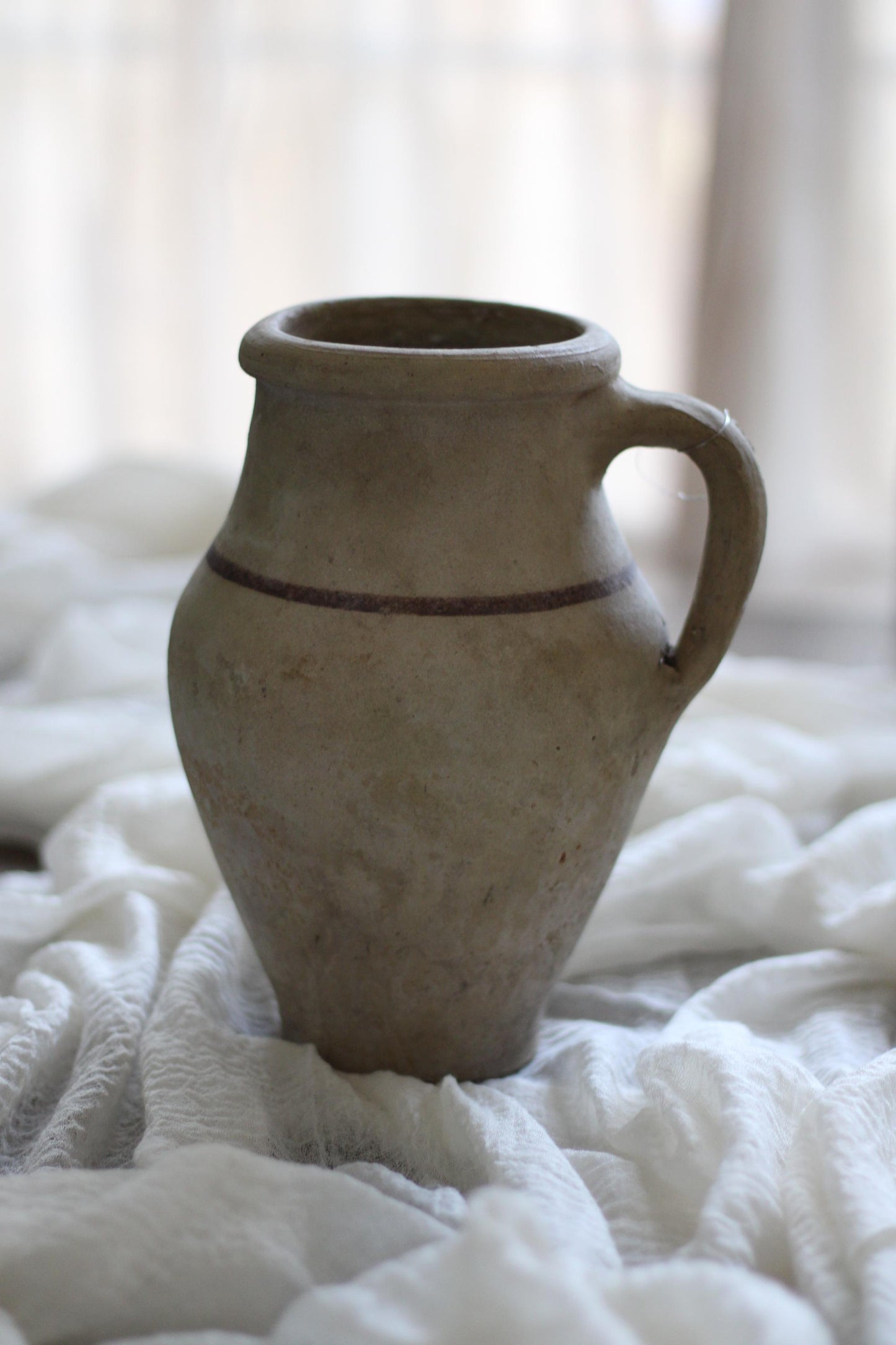 Vintage Turkish Avanos Vase / Olive Jar