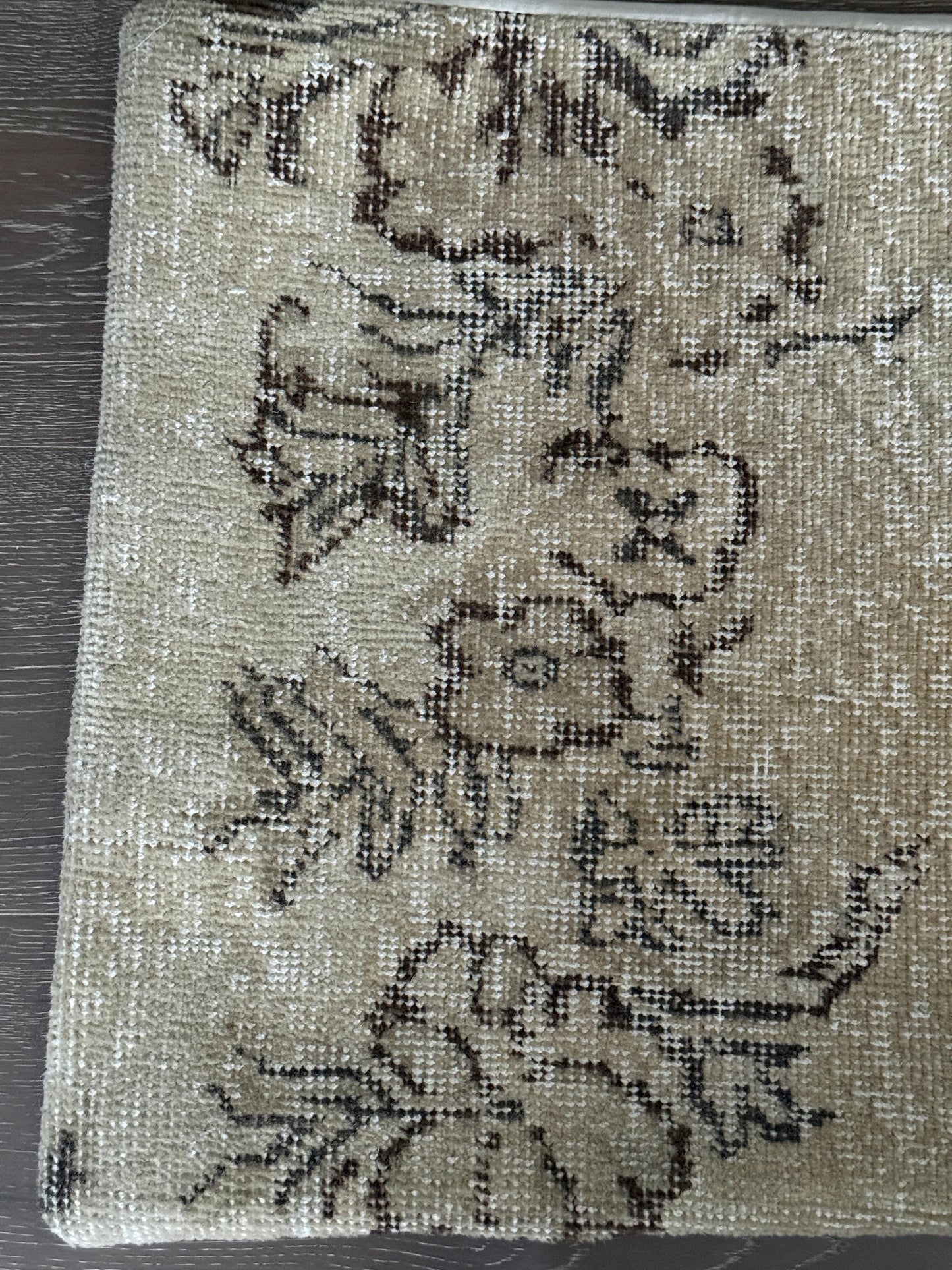 Turkish Rug Pillow Cover 19x19 Kilim
