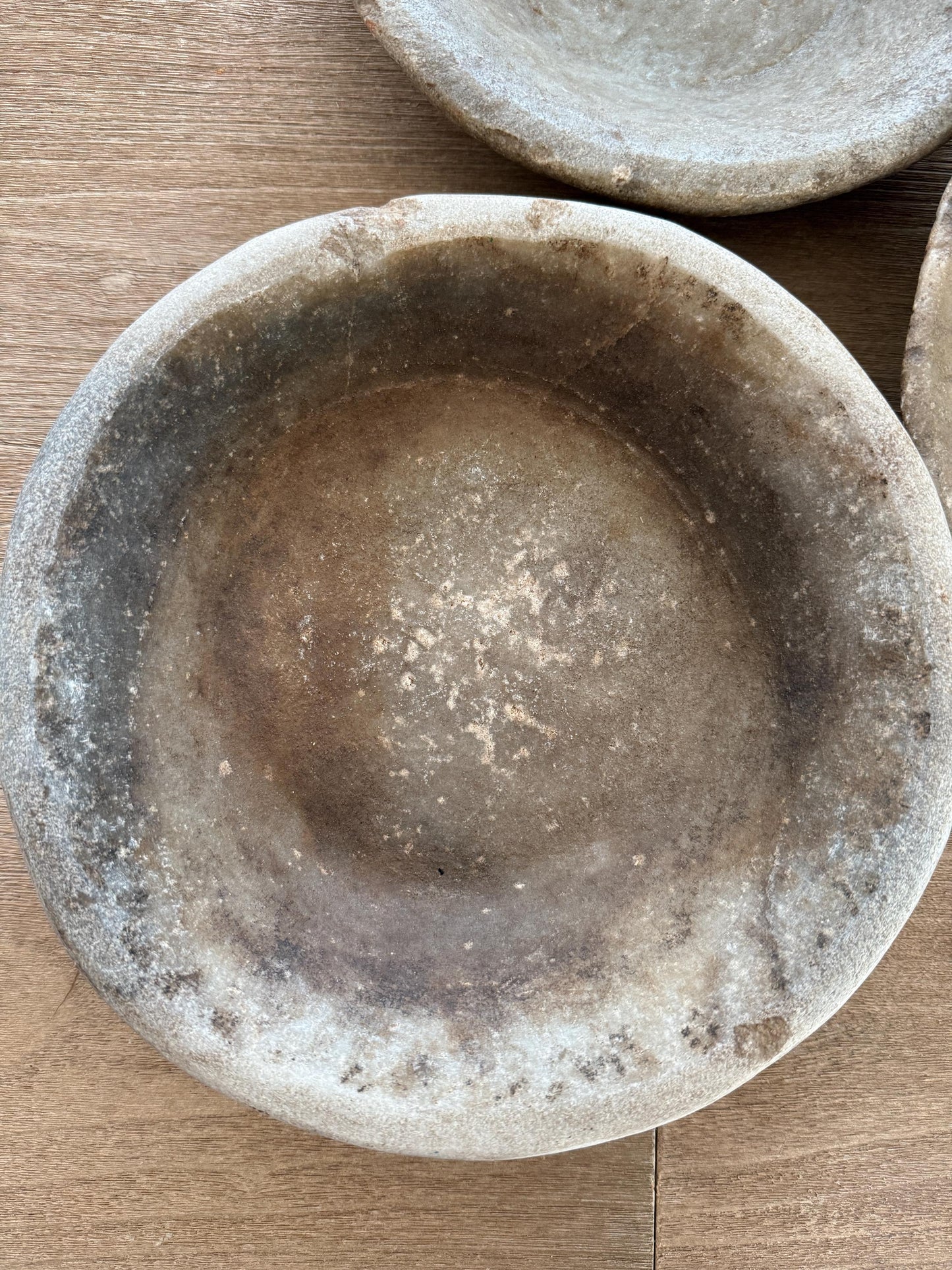Large Vintage Raw Stone Bowl