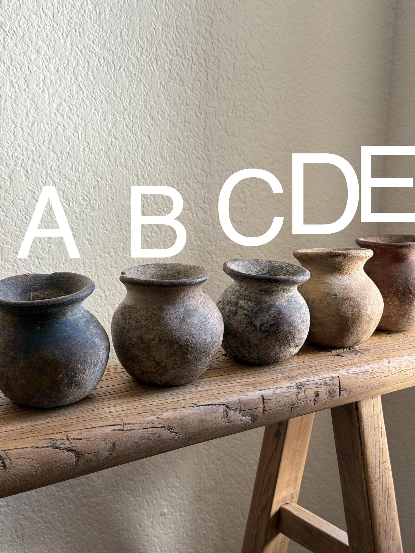 Small Vintage Clay Pot Vessel