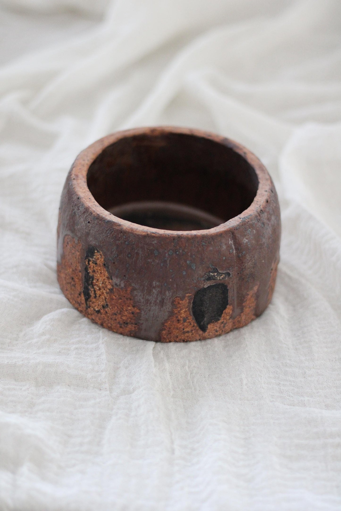 Brown Clay Bowl Chinese Han Bowl