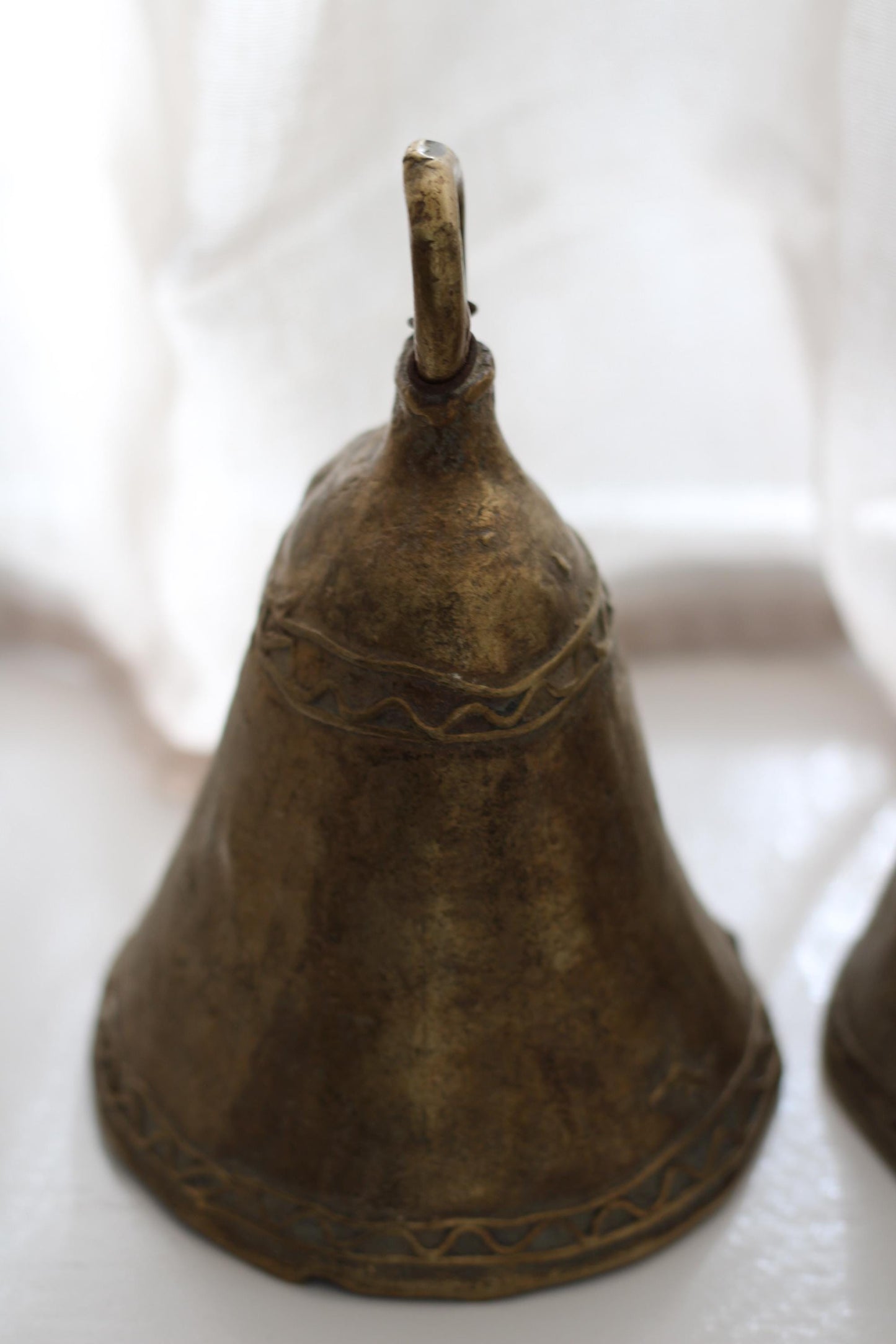 Vintage African Brass Bell Extra Large