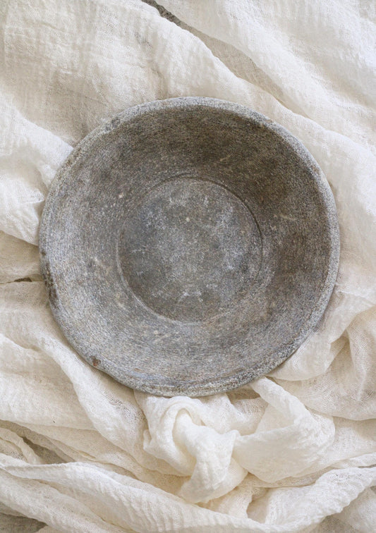 Vintage Raw Stone Bowl