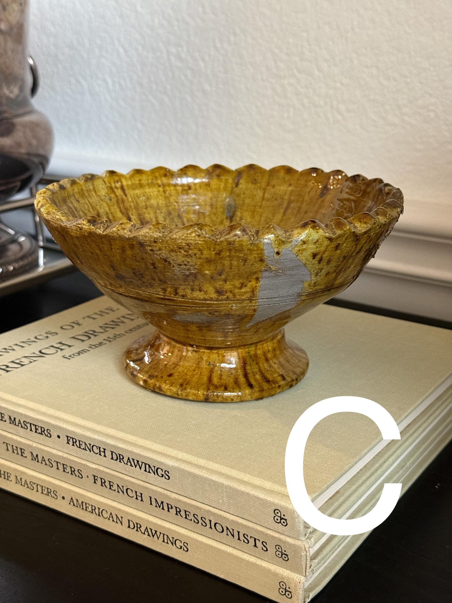 Moroccan Tamegroute Pedestal Bowl
