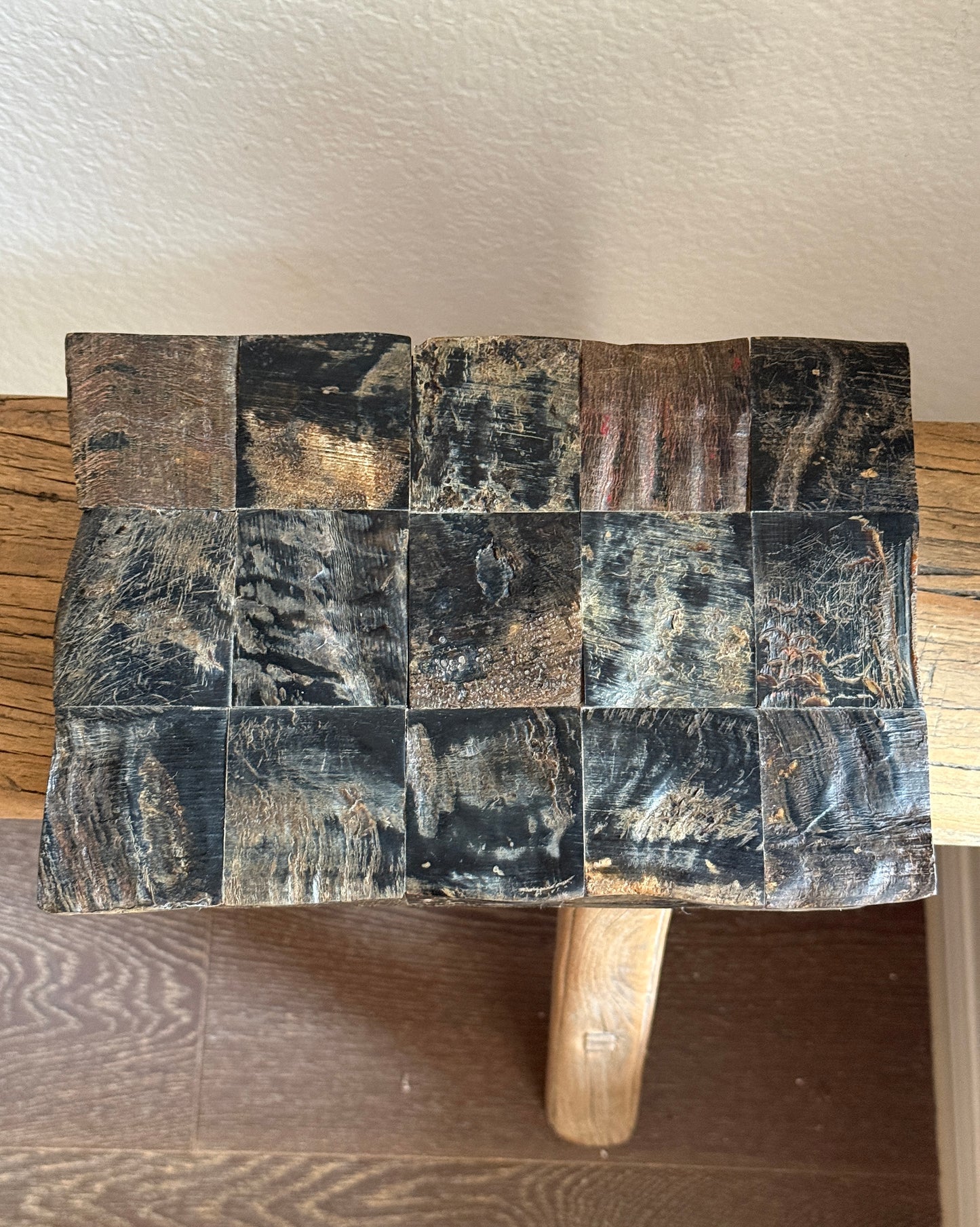 Basketweave Horn Box (Medium)