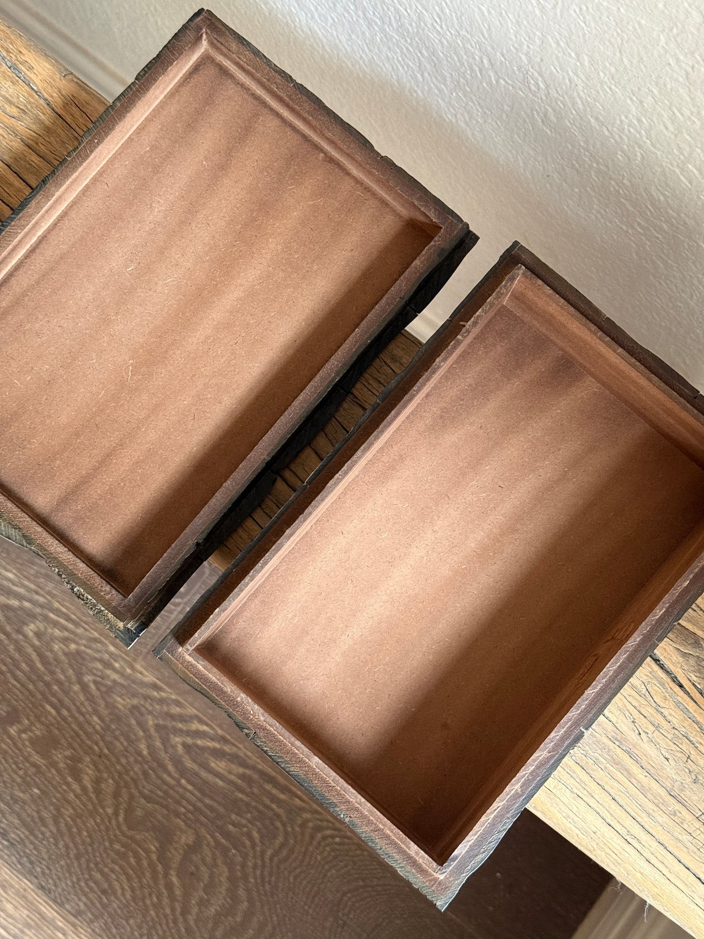 Basketweave Horn Box (Medium)