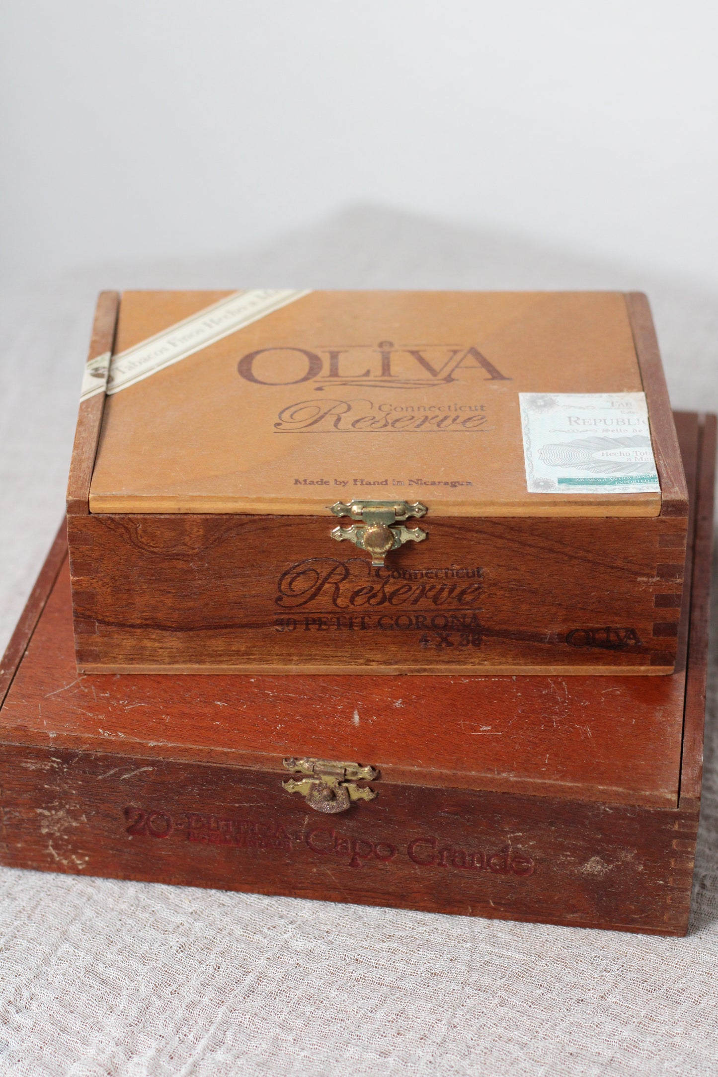 Vintage Wooden Cigar Box