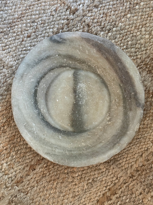 Large Vintage Raw Stone Bowl