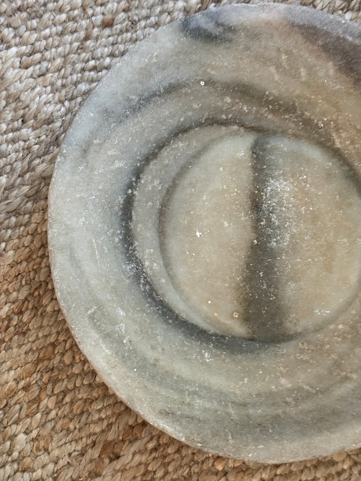 Large Vintage Raw Stone Bowl