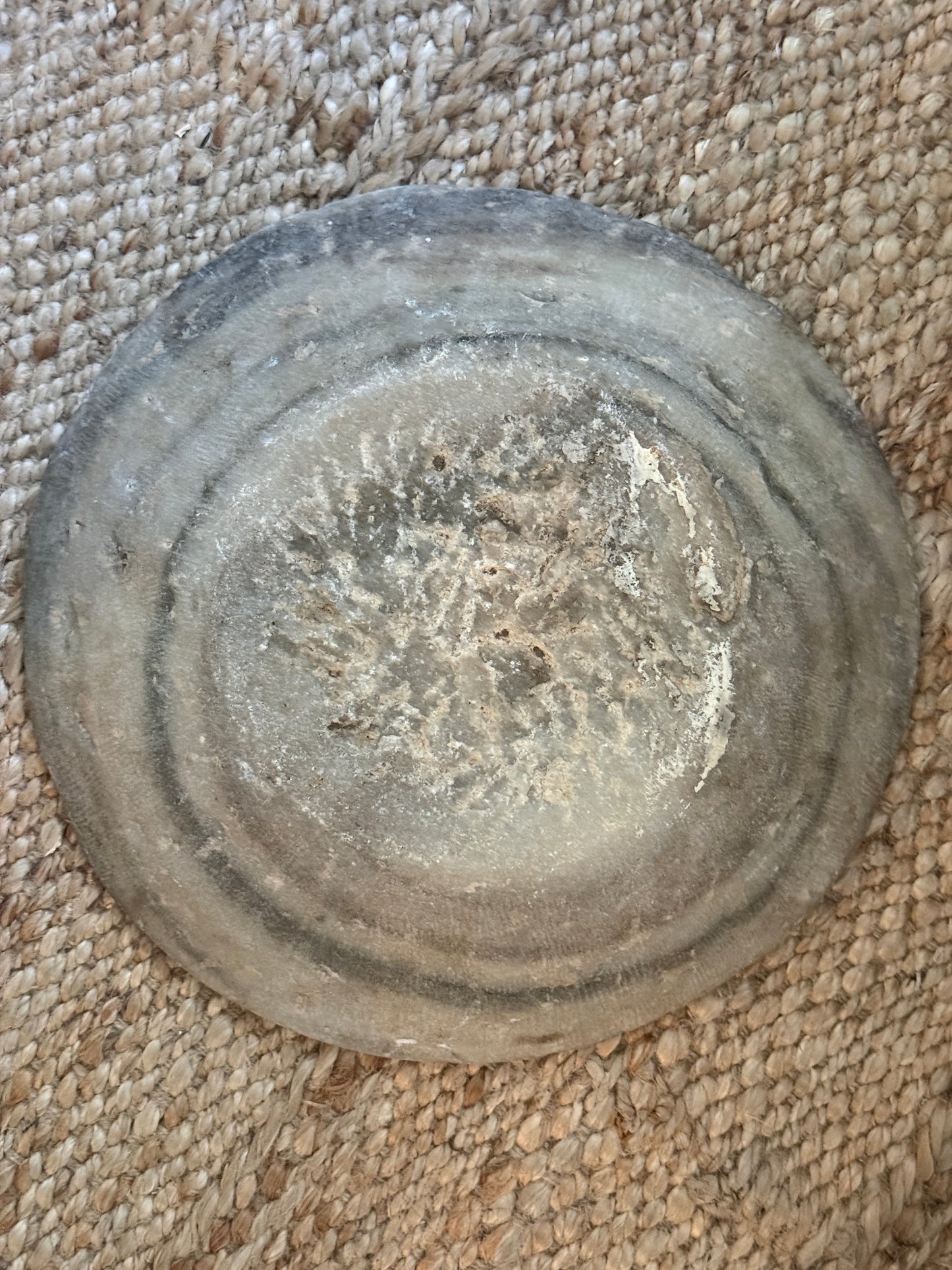 Large Vintage Raw Stone Bowl