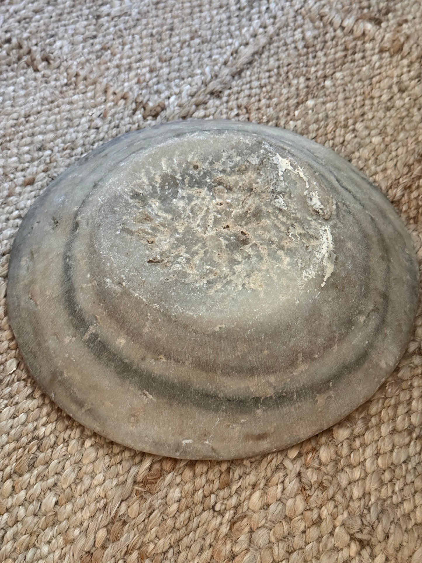 Large Vintage Raw Stone Bowl