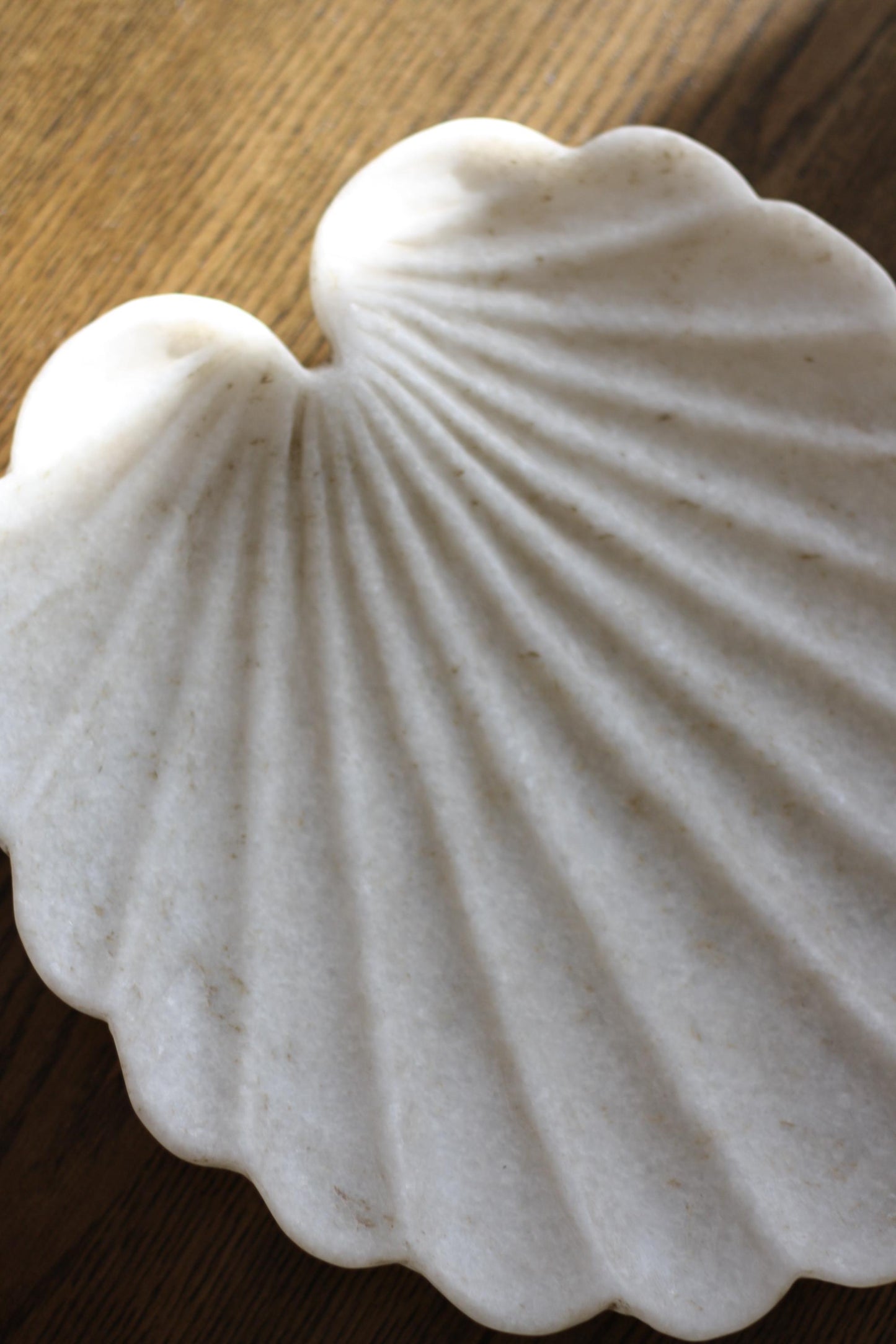 Large Marble Shell Bowl Platter