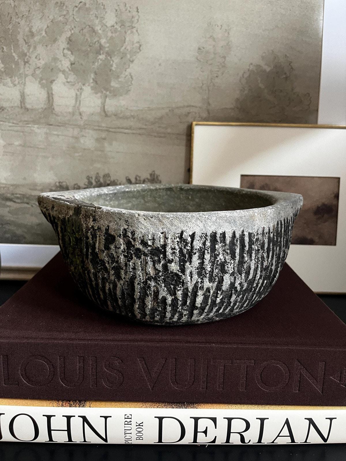 Vintage Stone Kundi Bowl Large