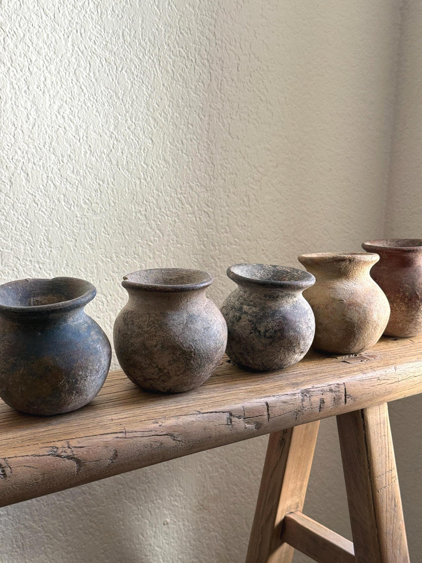 Small Vintage Clay Pot Vessel