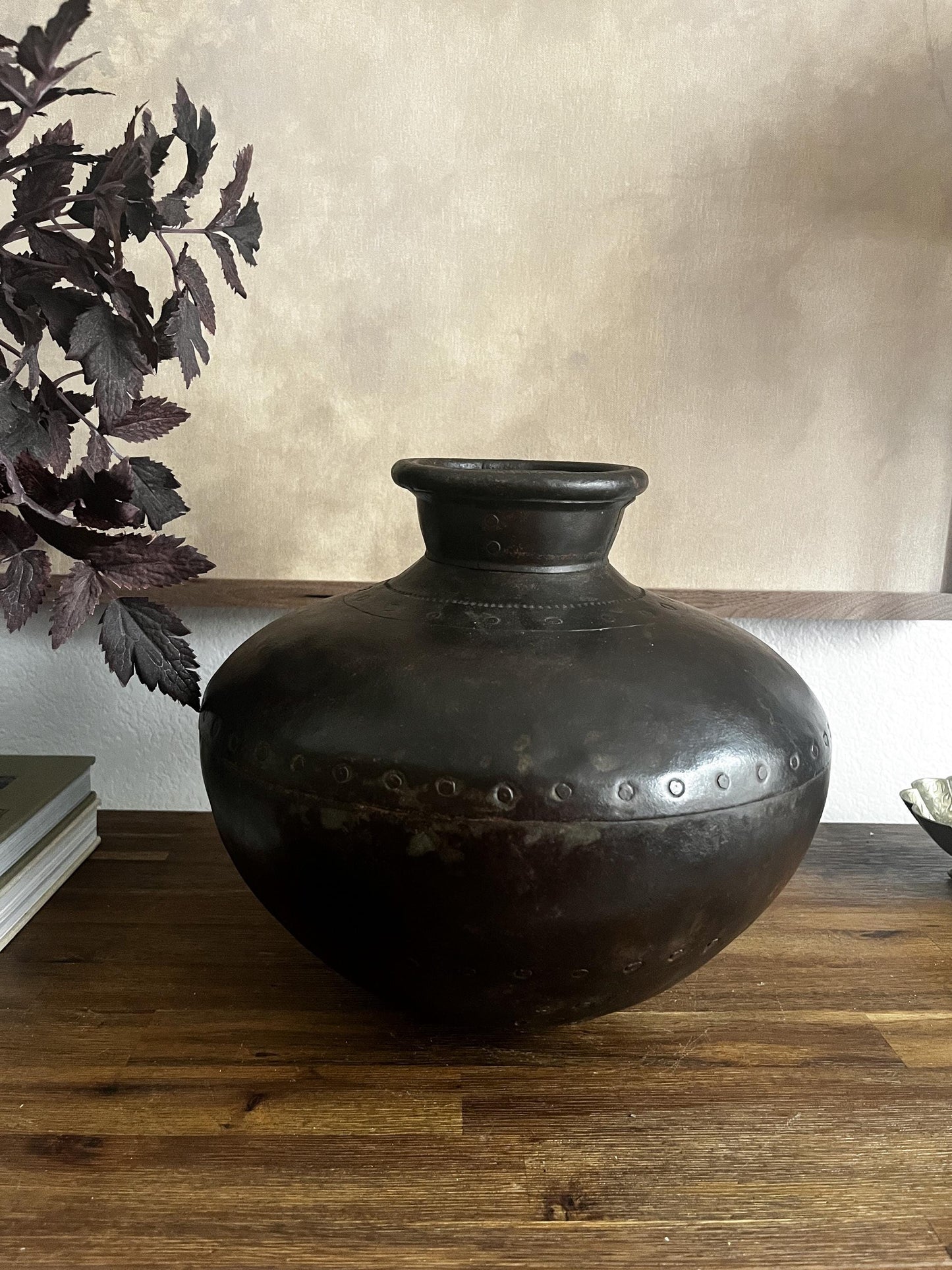 Antique Indian Metal Water Pot