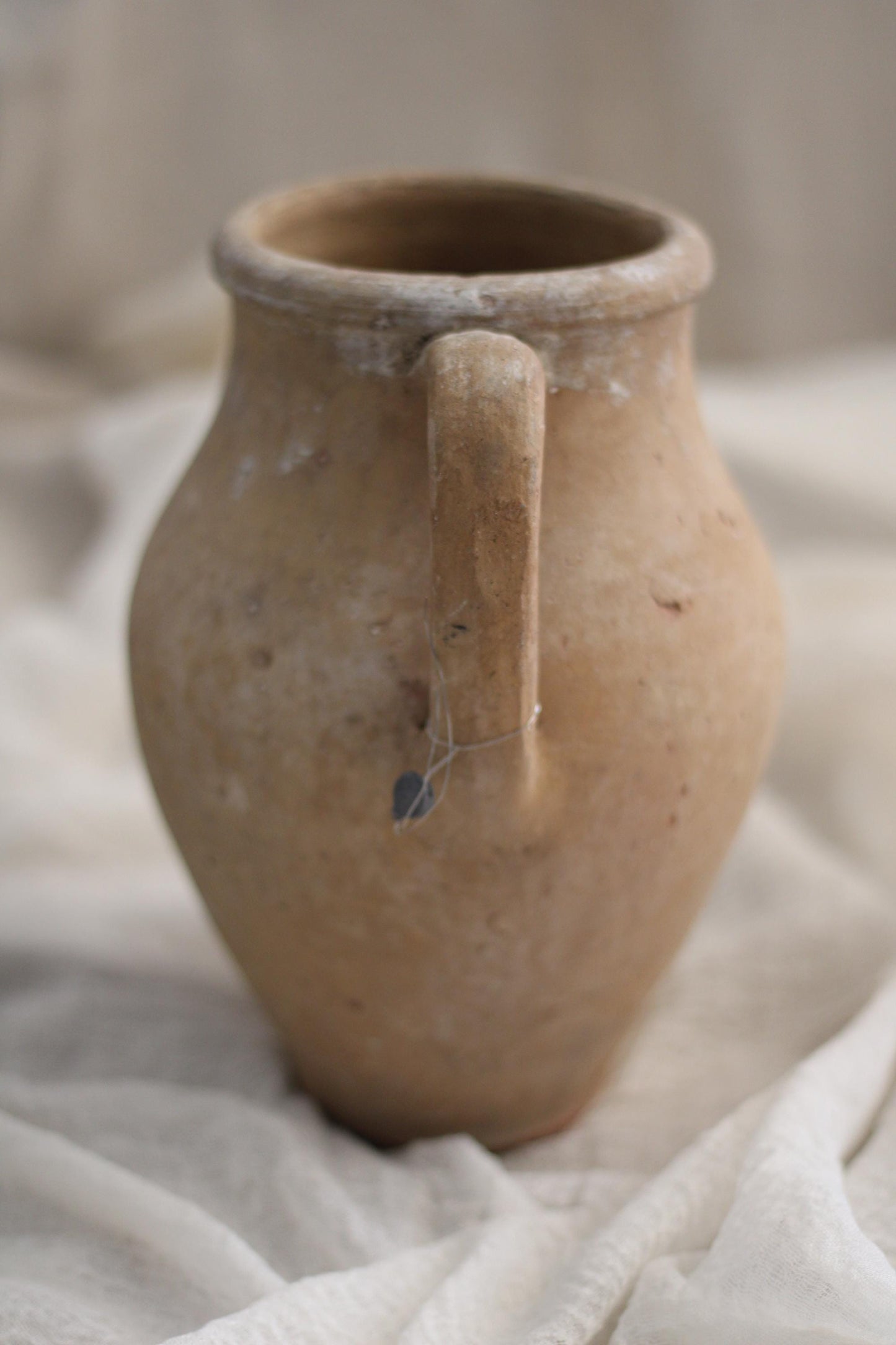 Vintage Turkish Avanos Vase / Olive Jar