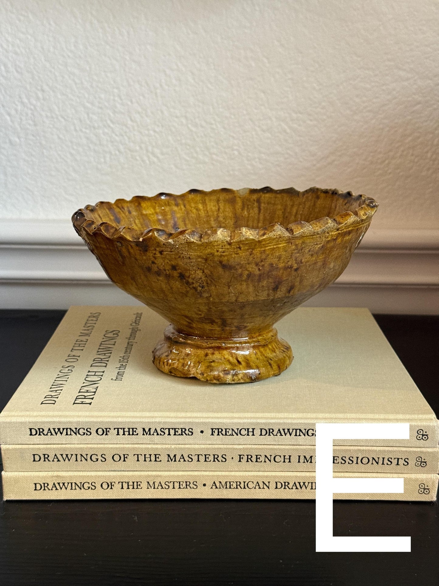 Moroccan Tamegroute Pedestal Bowl