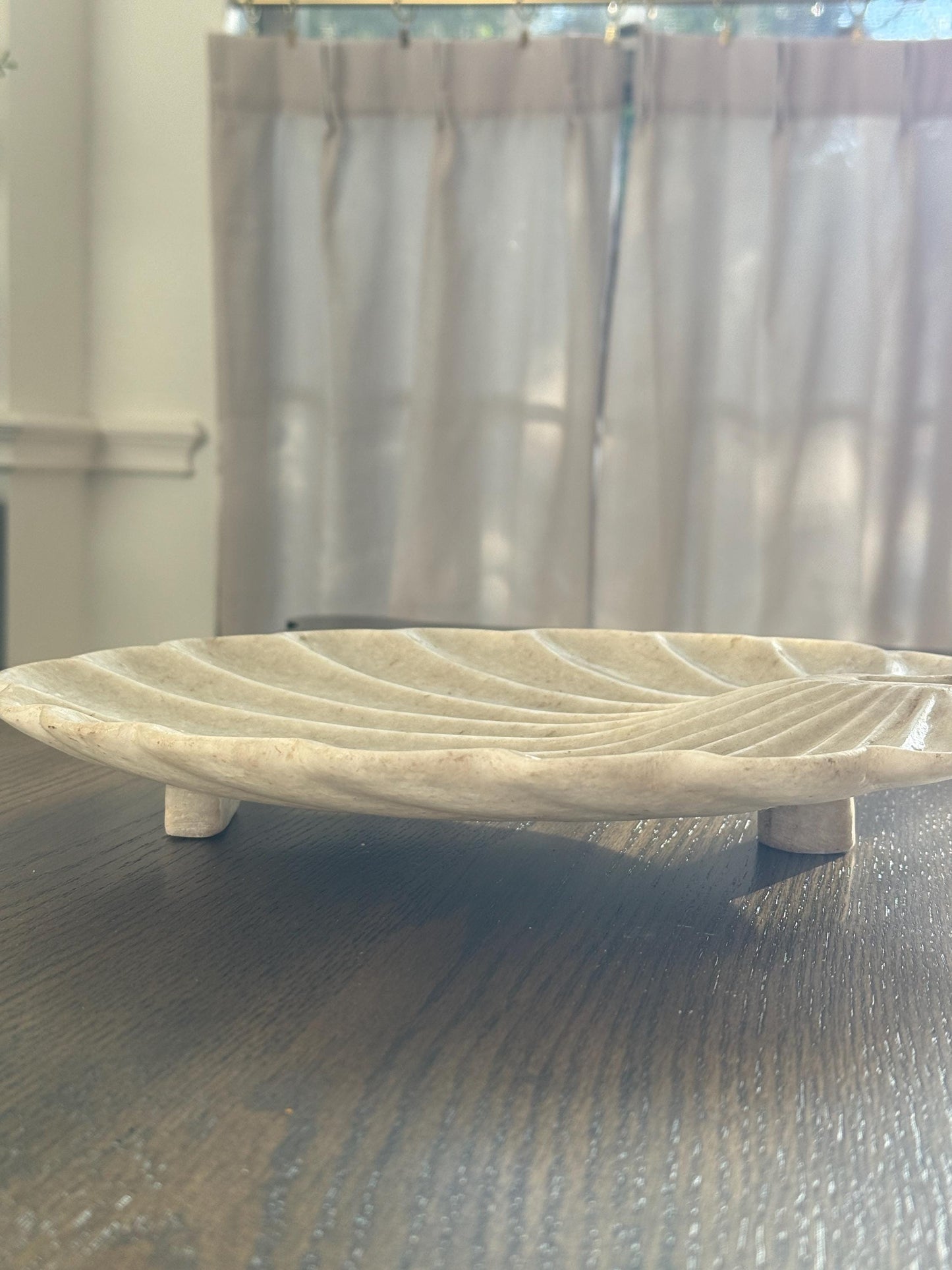 Large Marble Shell Bowl Platter