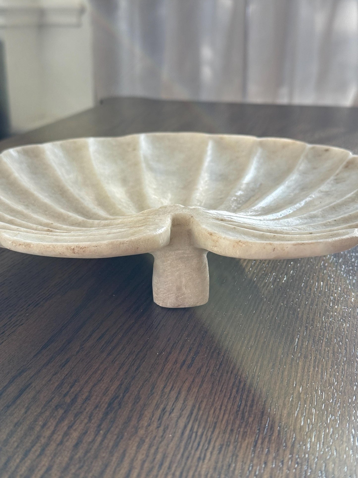 Large Marble Shell Bowl Platter