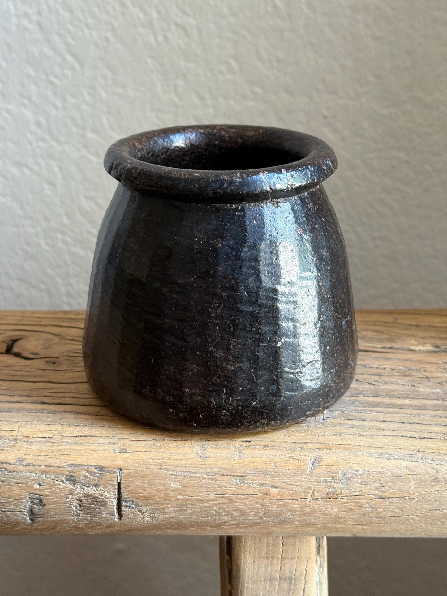Vintage Stone Bowl / Stone Pickle Pot