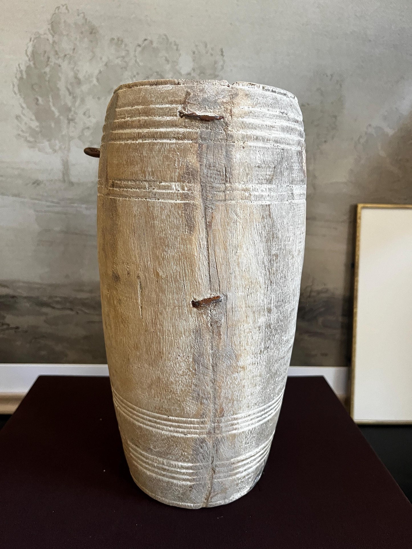 Antique Wooden Vase