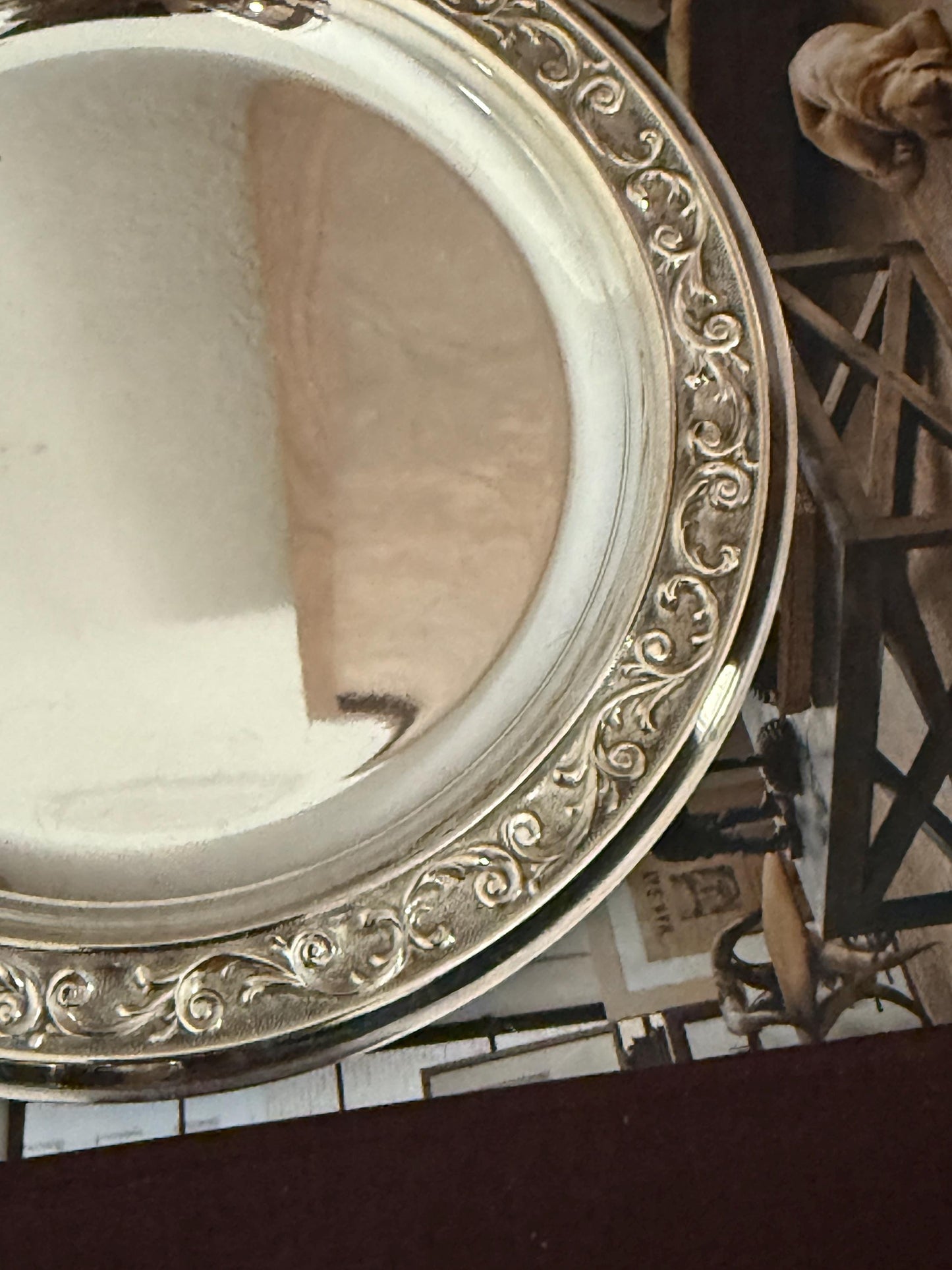 Vintage Silver Bread and Butter Set