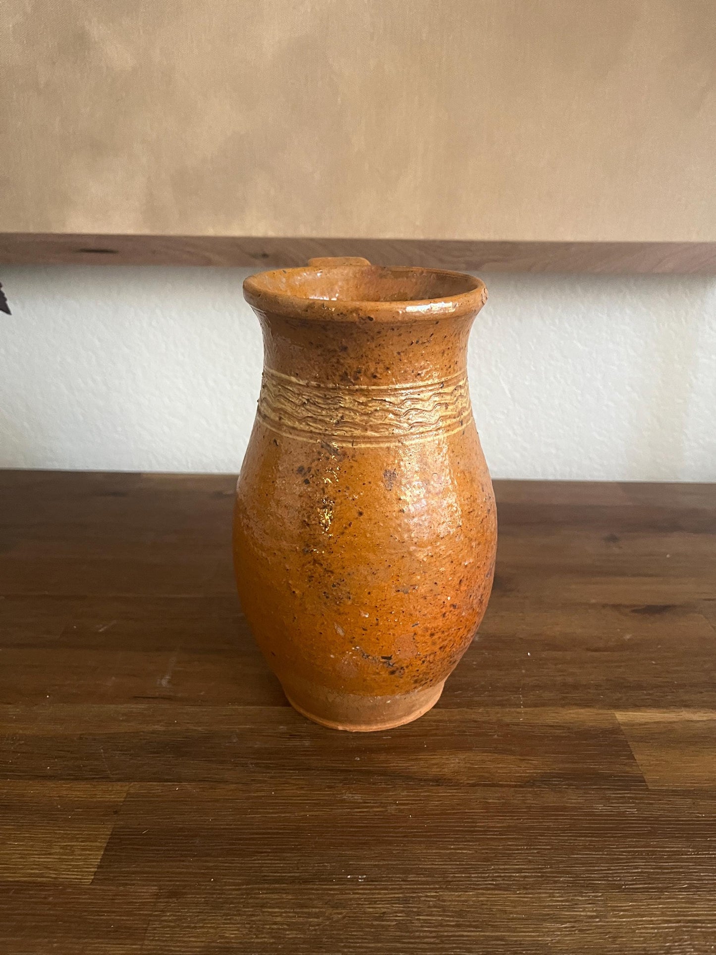 Small Vintage Turkish Olive Jar / Vase