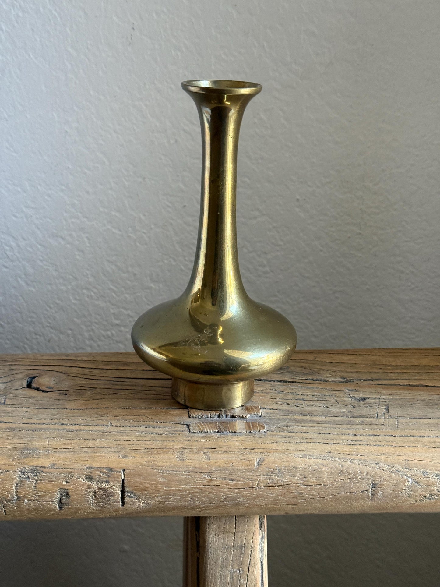 Mid-Century Modern Brass Vase
