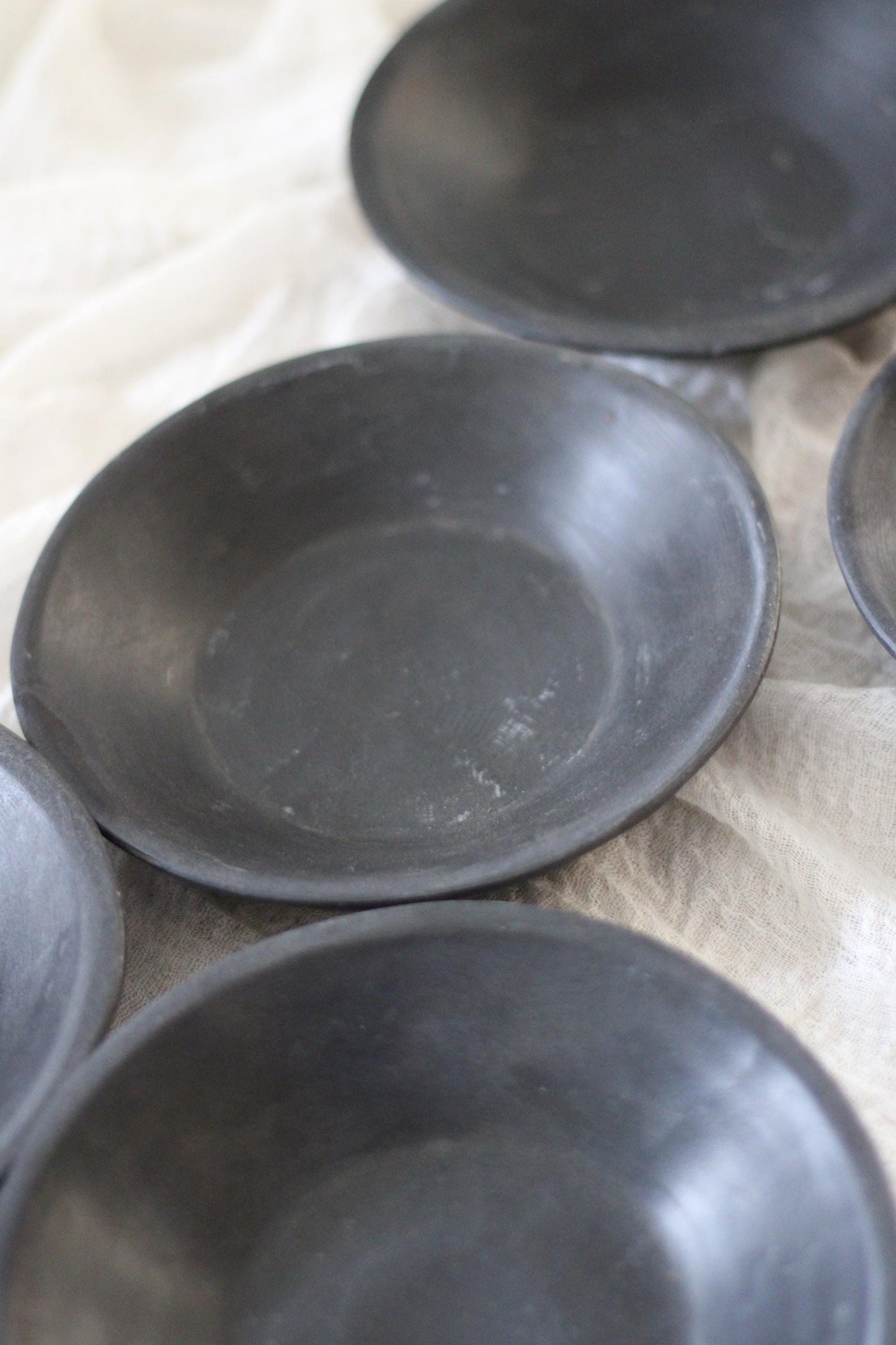 Vintage Black Marble Stone Bowl Small